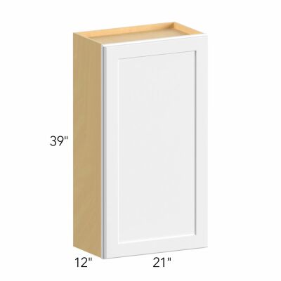 Ovela® Tuscany Blanco 21"W x 39"H x 13"D Wall Cabinet (W2139)