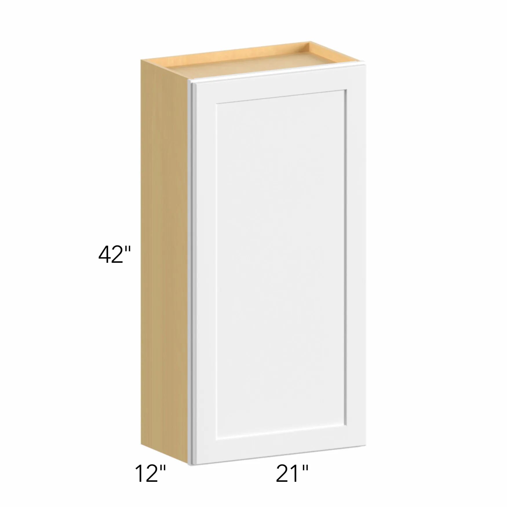 Allure® Luna Timber 21"W x 42"H x 12"D Wall Cabinet (W2142)