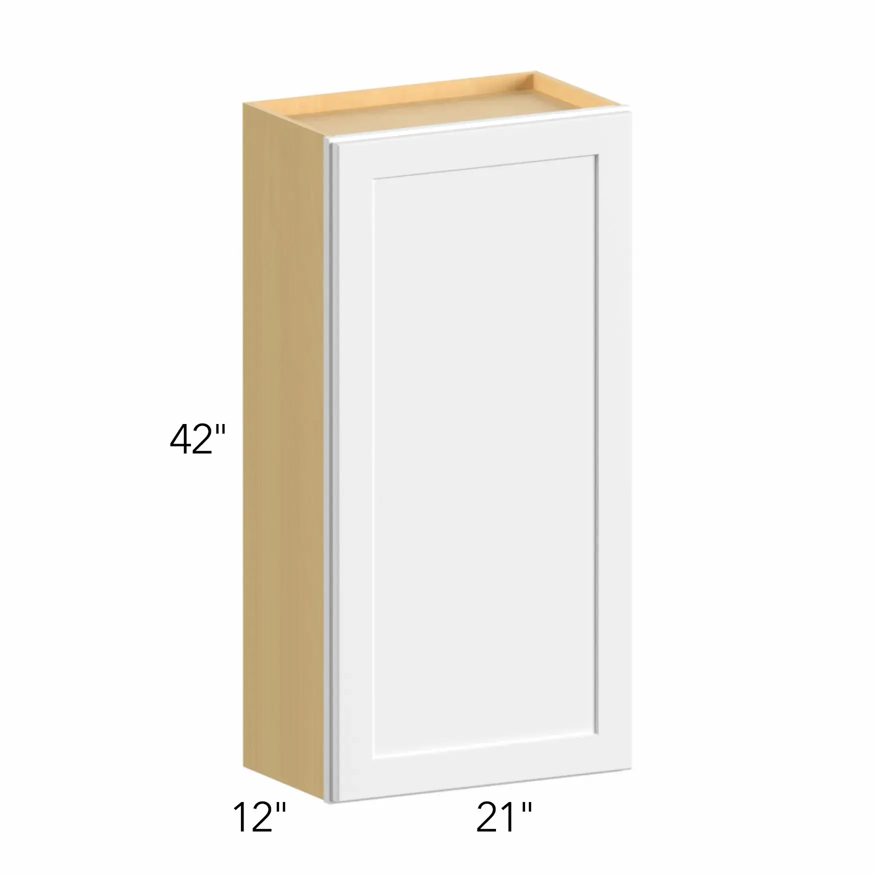 Allure® Luna Timber 21"W x 42"H x 12"D Wall Cabinet (W2142)