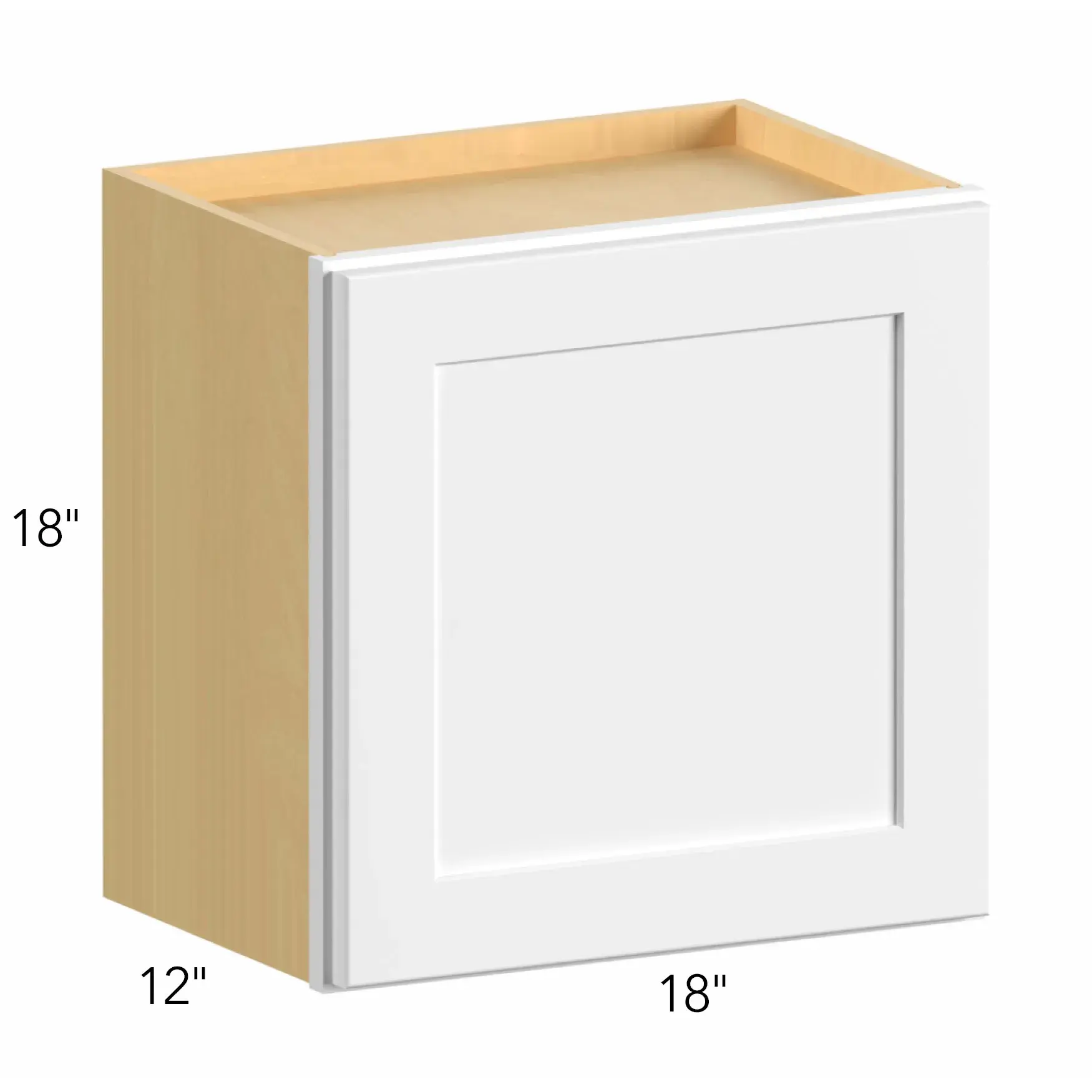 Allure® Echo Dove 18"W x 18"H x 12"D Wall Cabinet (W1818)