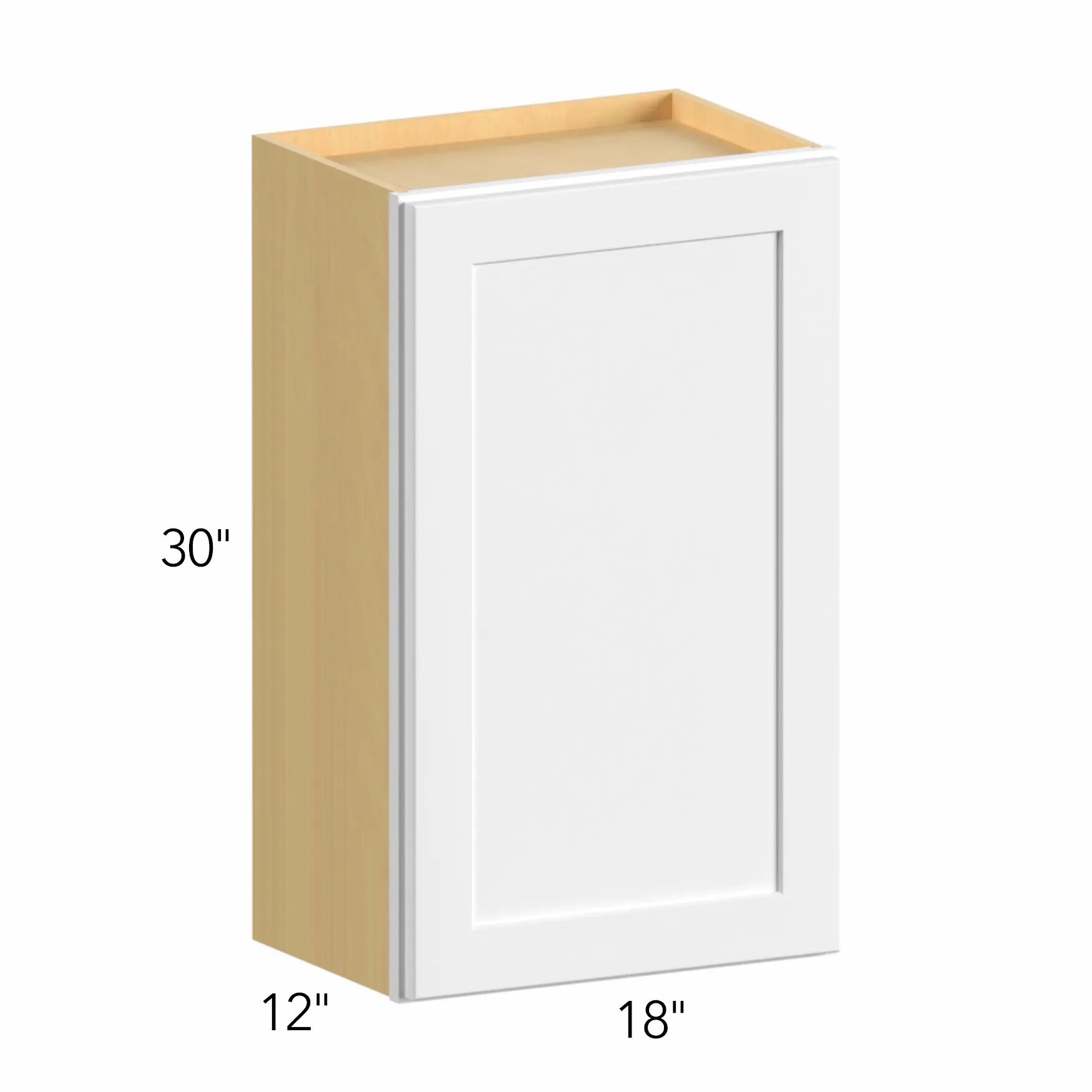 Allure® Echo Dove 18"W x 30"H x 12"D Wall Cabinet (W1830)