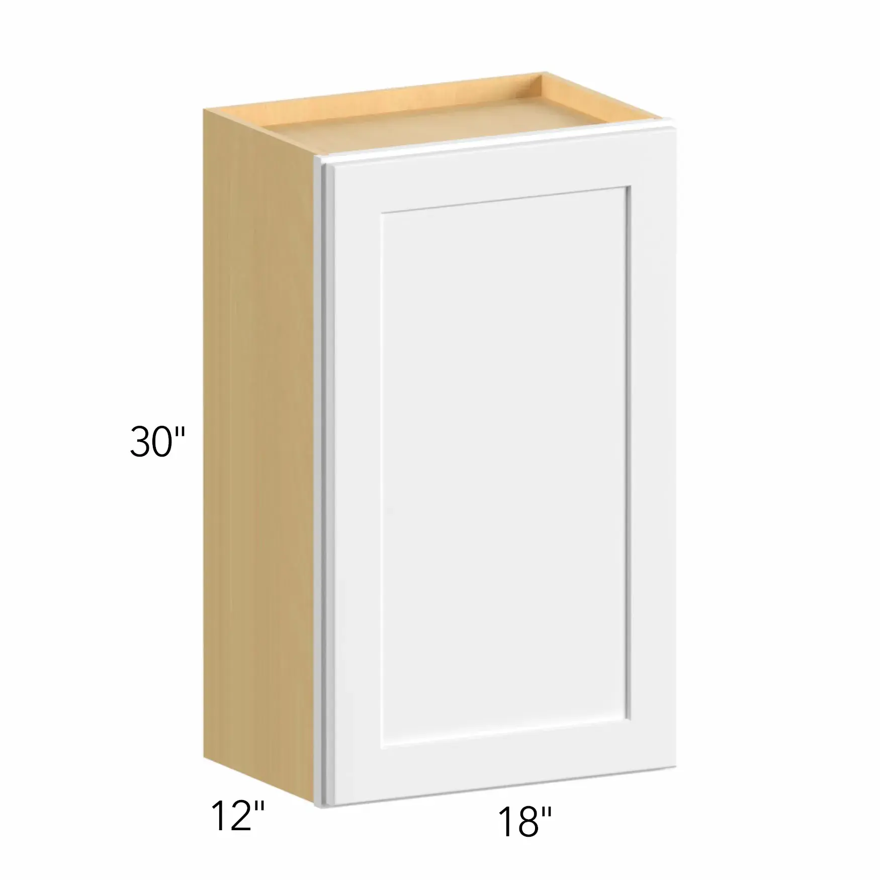 Allure® Echo Dove 18"W x 30"H x 12"D Wall Cabinet (W1830)