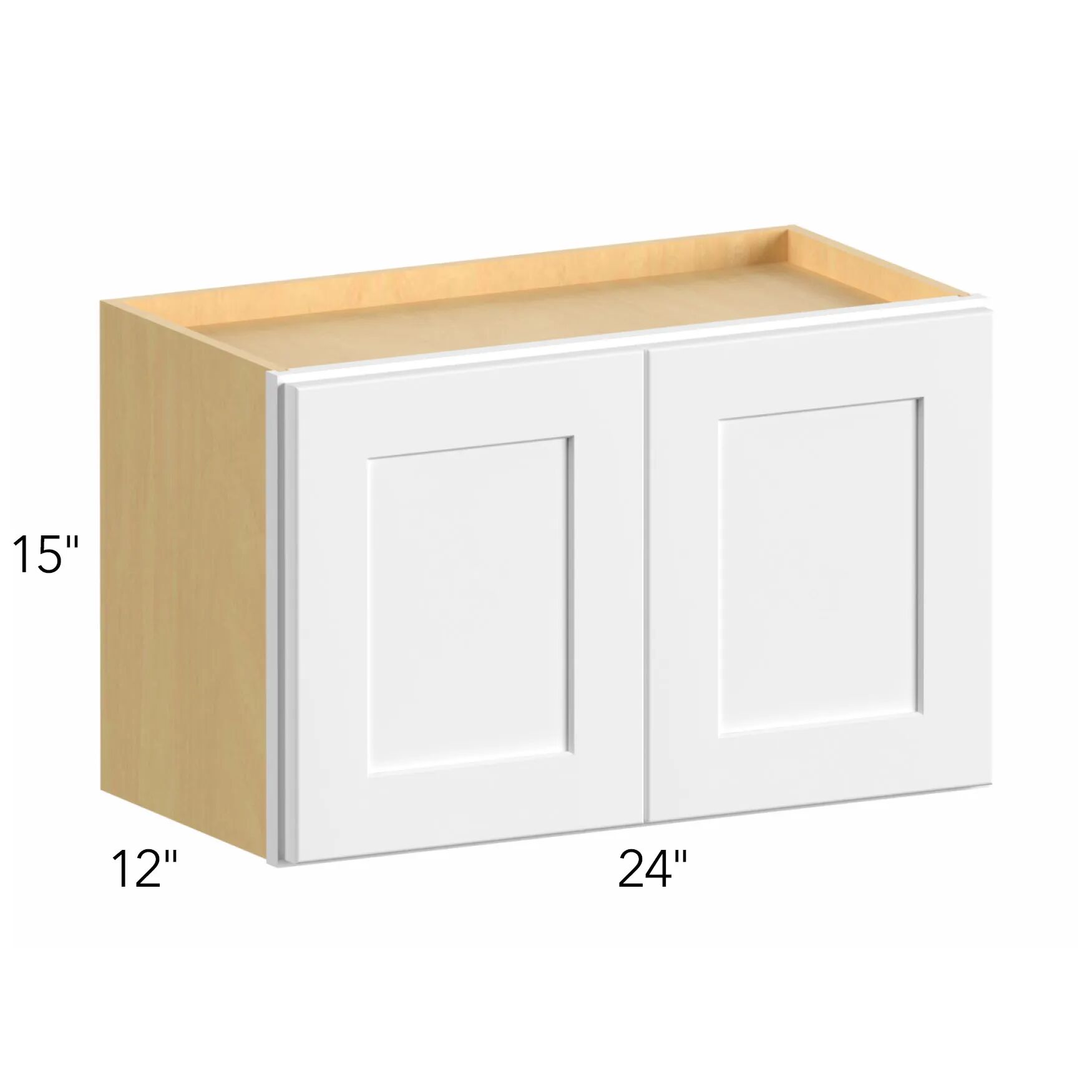 Allure® Luna Timber 24"W x 15"H x 12"D Wall Cabinet (W2415)
