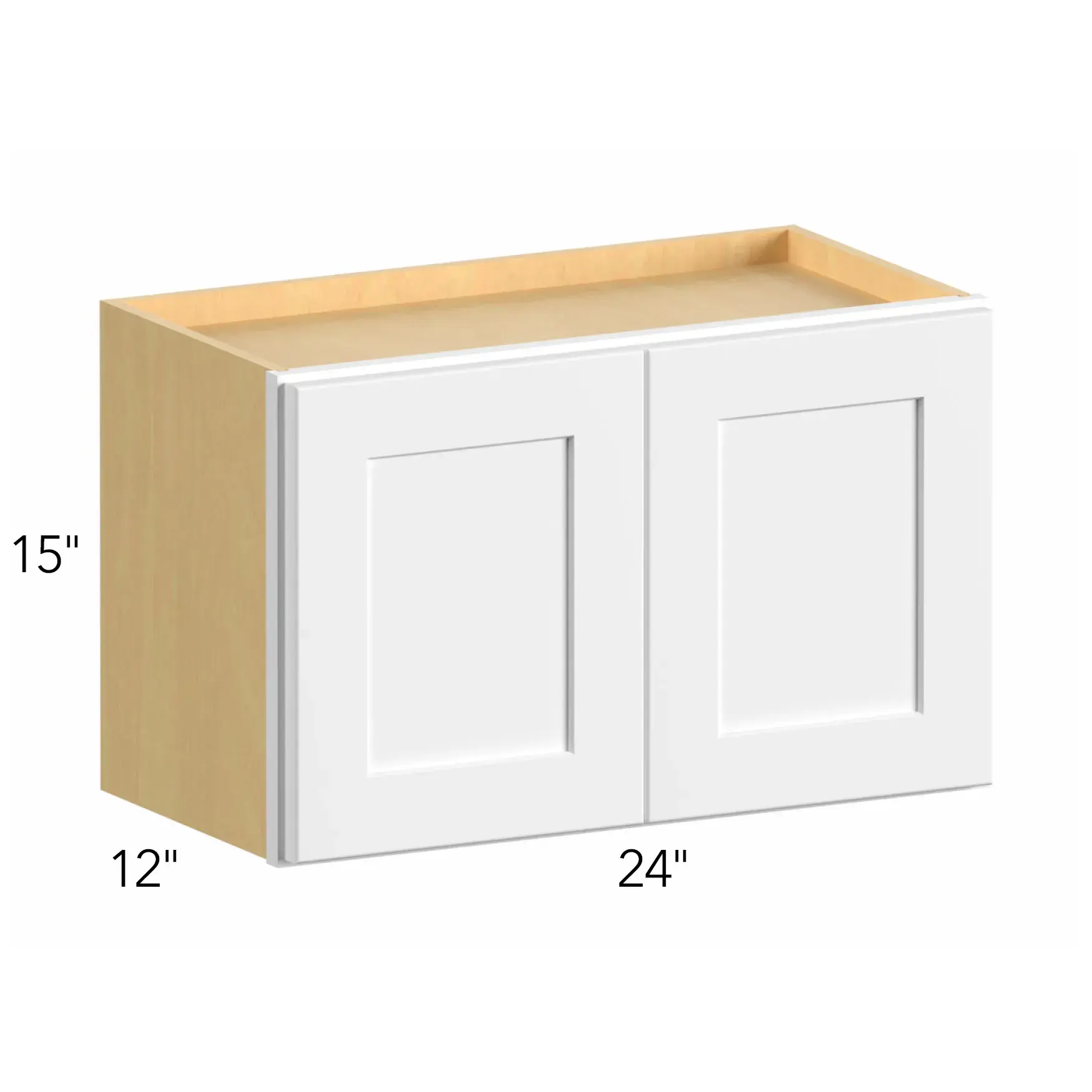 Allure® Luna Timber 24"W x 15"H x 12"D Wall Cabinet (W2415)