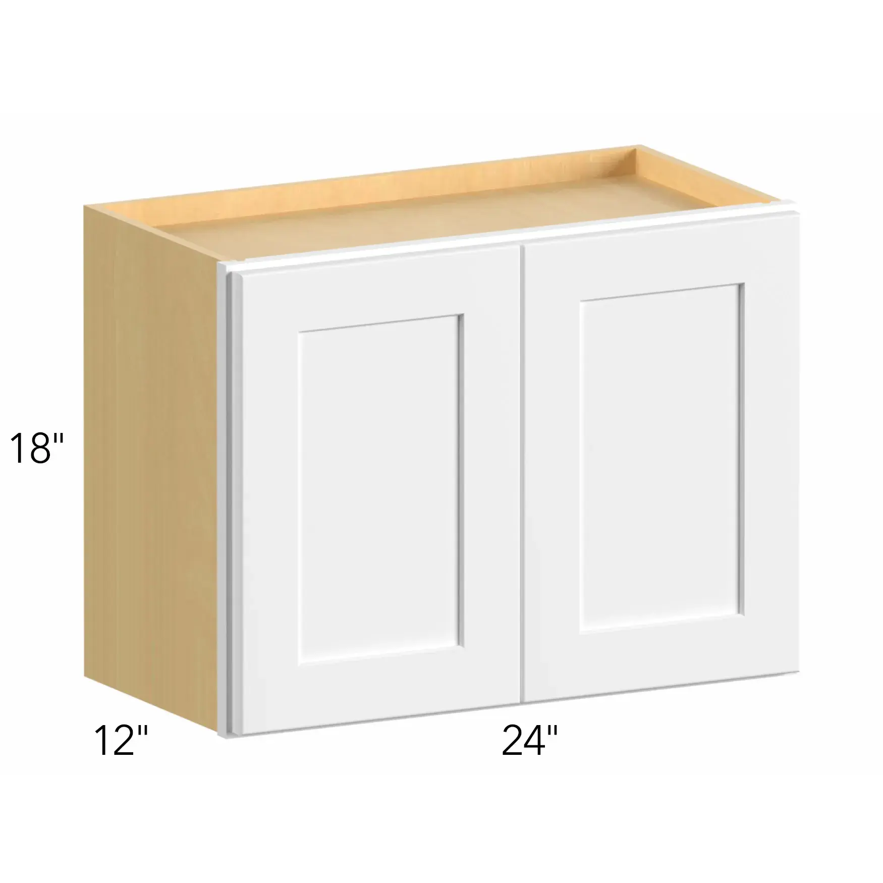 Allure® Echo Dove 24"W x 18"H x 12"D Wall Cabinet (W2418)