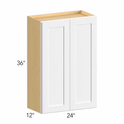 Allure® Echo Mocha 24"W x 36"H x 12"D Wall Cabinet (W2436)