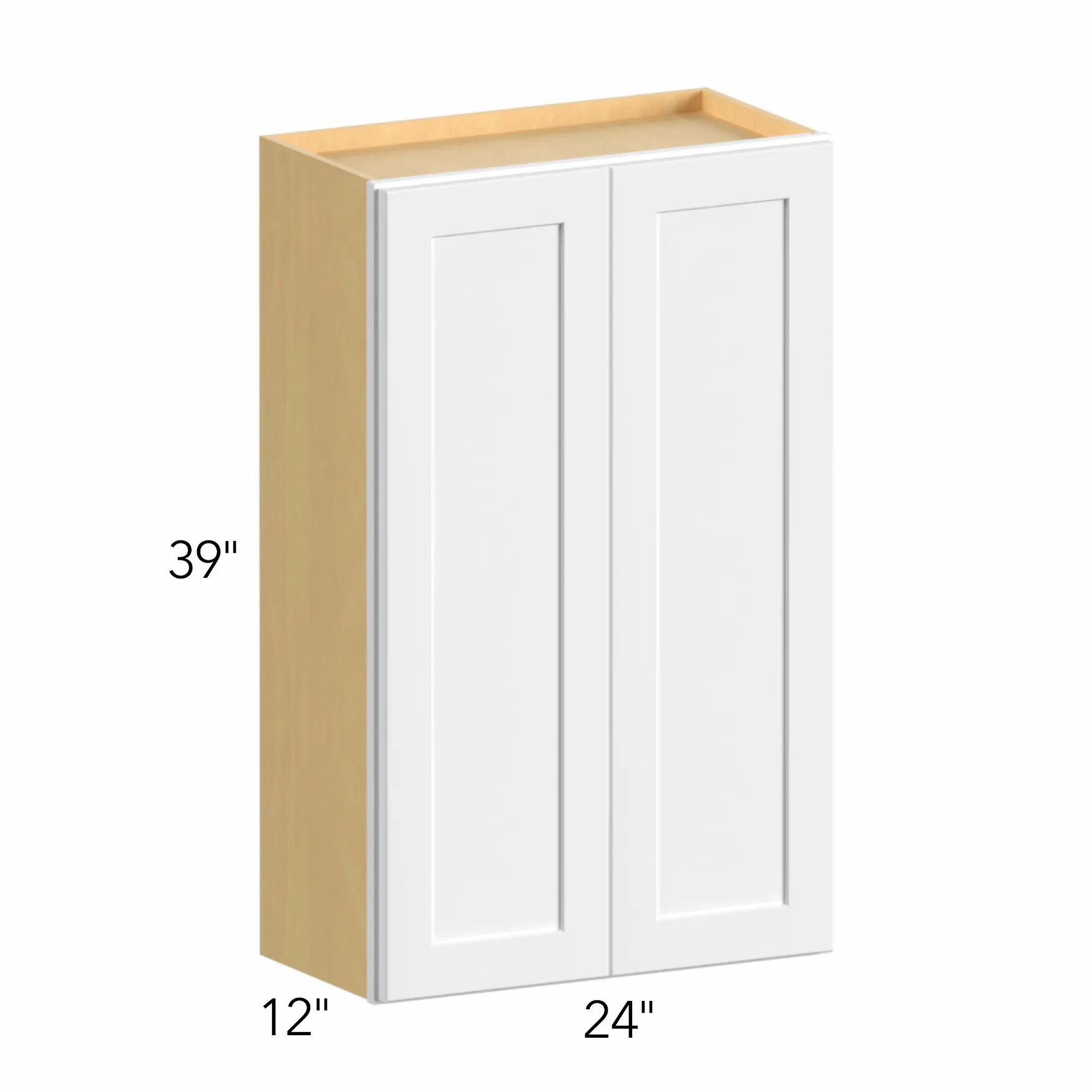 Ovela® Tuscany Ida 2 24"W x 39"H x 13"D Wall Cabinet (W2439)