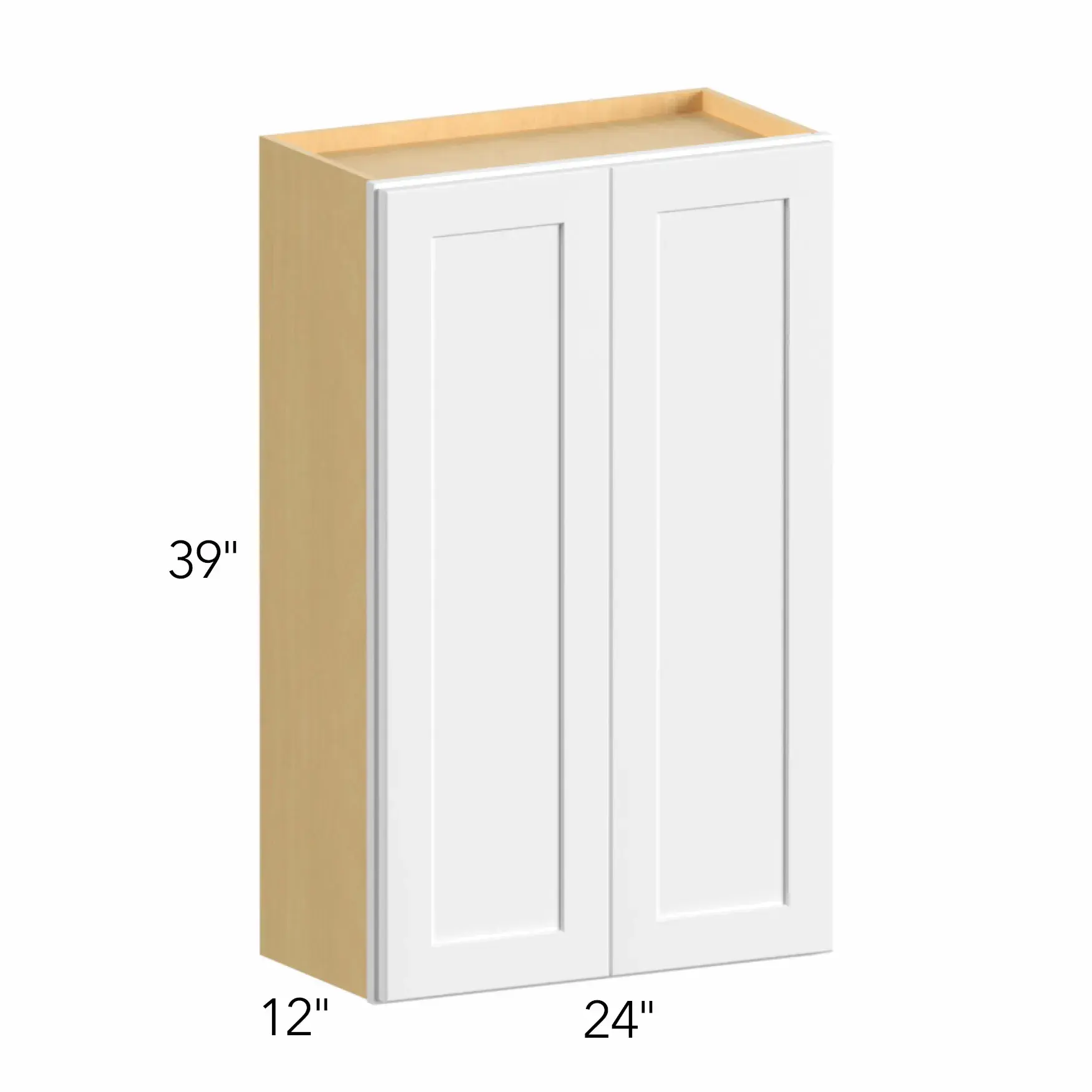 Ovela® Tuscany Ida 2 24"W x 39"H x 13"D Wall Cabinet (W2439)