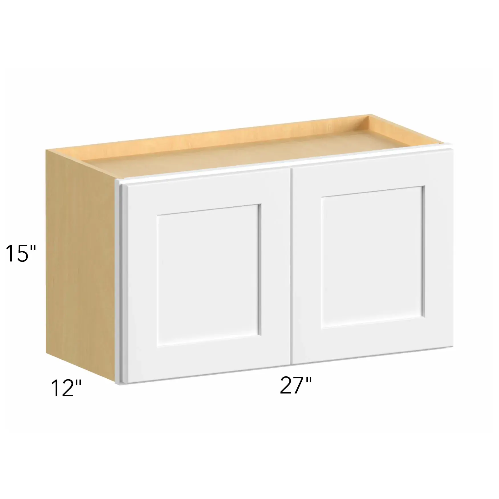 Allure® Echo Dove 27"W x 15"H x 12"D Wall Cabinet (W2715)