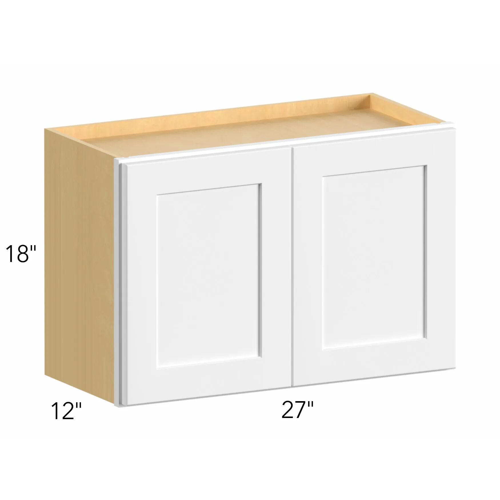 Allure® Echo Dove 27"W x 18"H x 12"D Wall Cabinet (W2718)