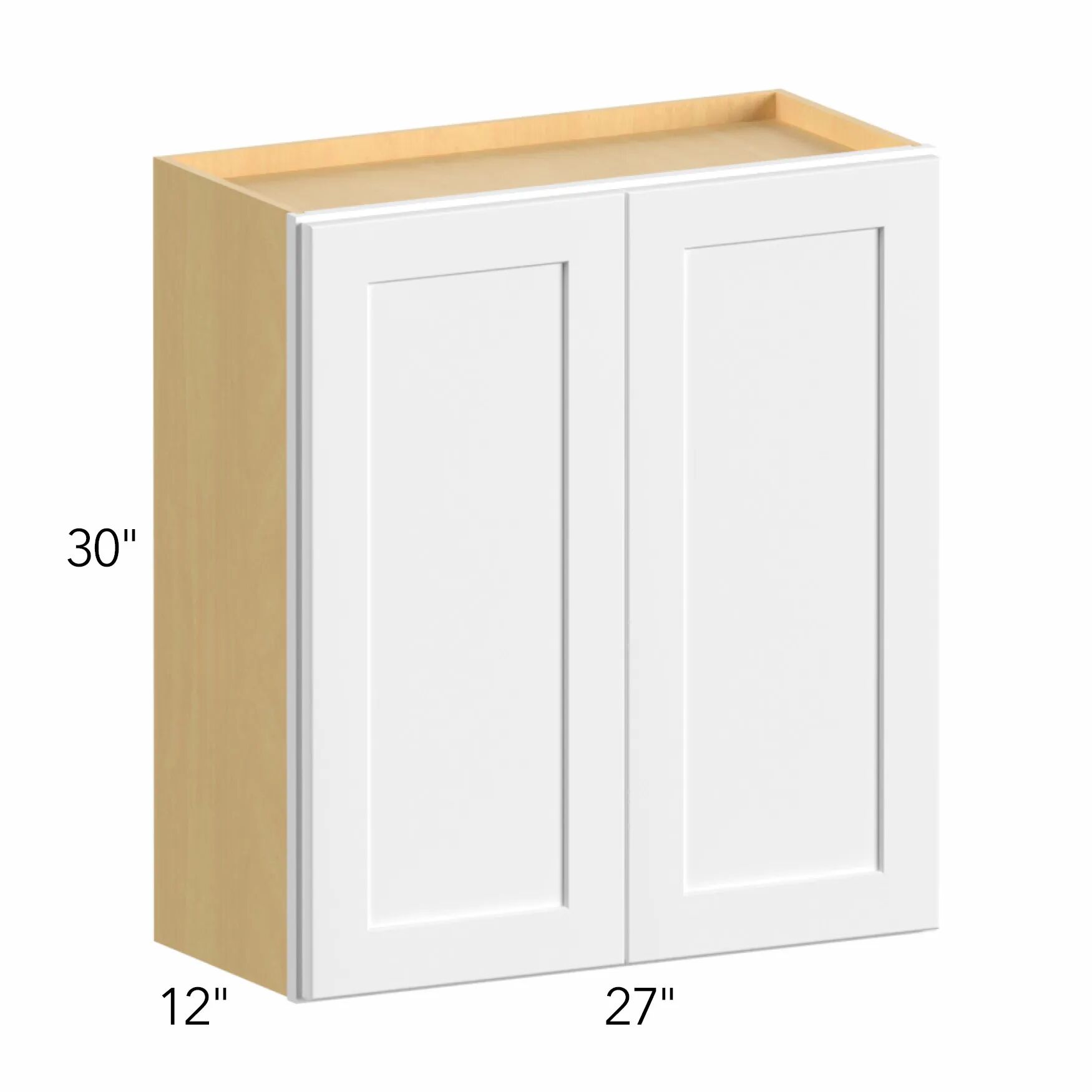 Allure® Echo Dove 27"W x 30"H x 12"D Wall Cabinet (W2730)