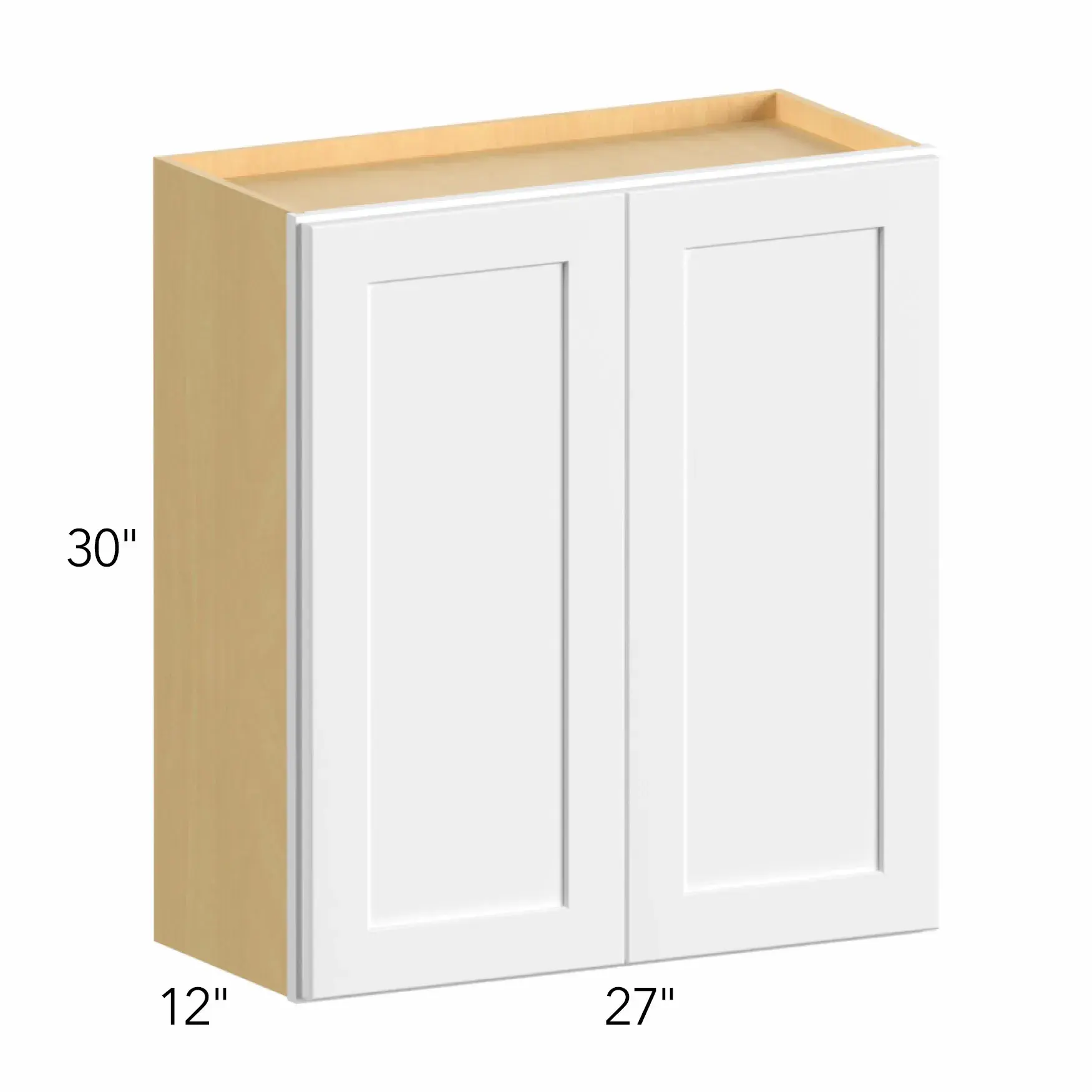 Allure® Echo Dove 27"W x 30"H x 12"D Wall Cabinet (W2730)