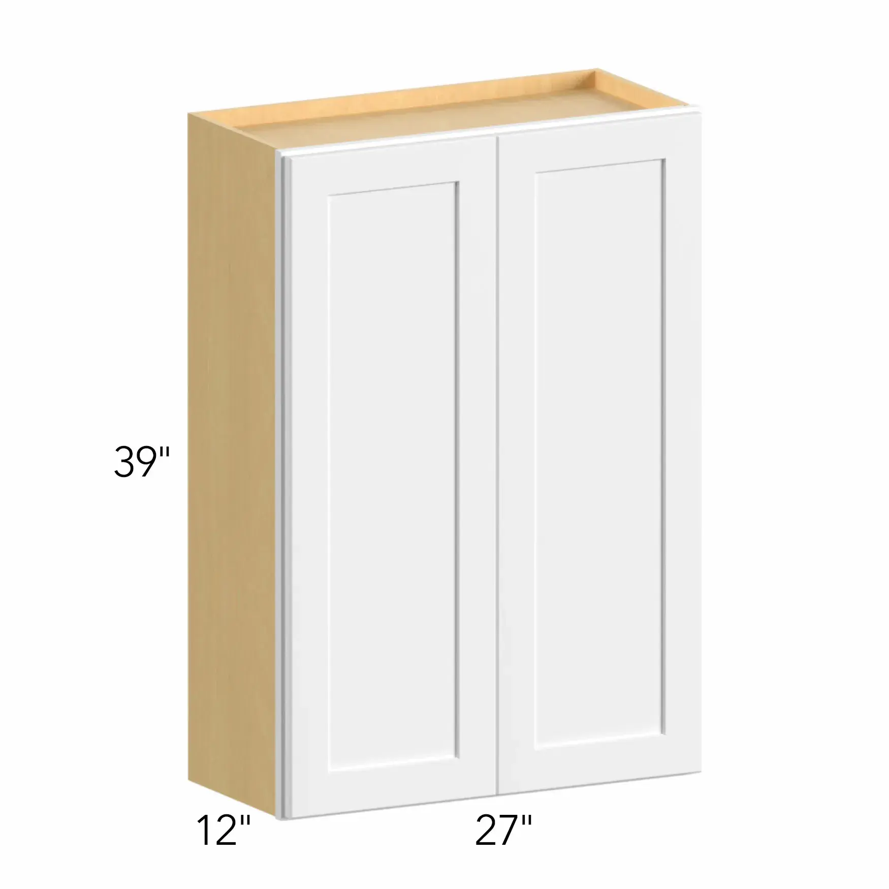 Illume® Tuscany Olmo 3 27"W x 39"H x 13"D Wall Cabinet (W2739)