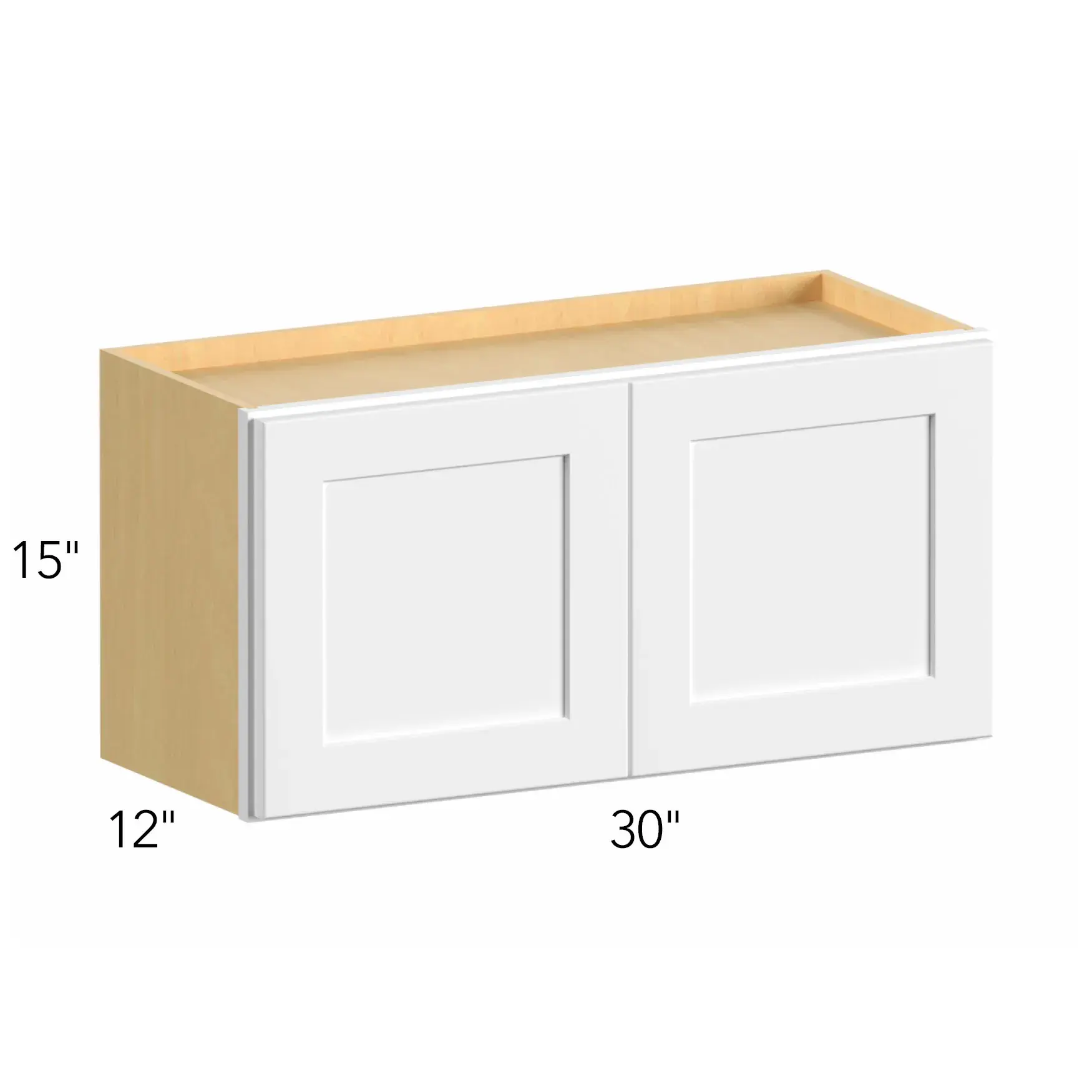 Allure® Echo Dove 30"W x 15"H x 12"D Wall Cabinet (W3015)