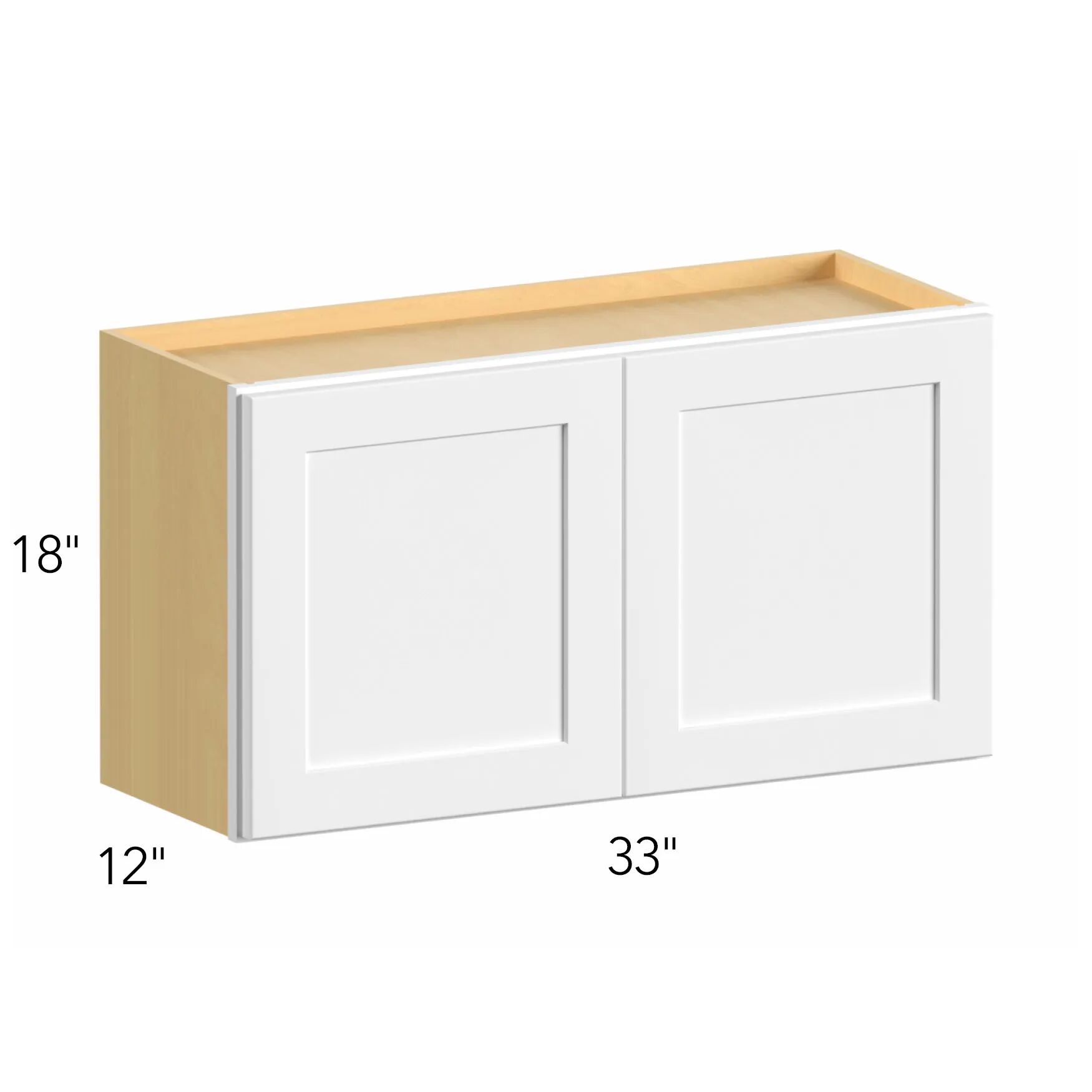 Allure® Luna Timber 33"W x 18"H x 12"D Wall Cabinet (W3318)