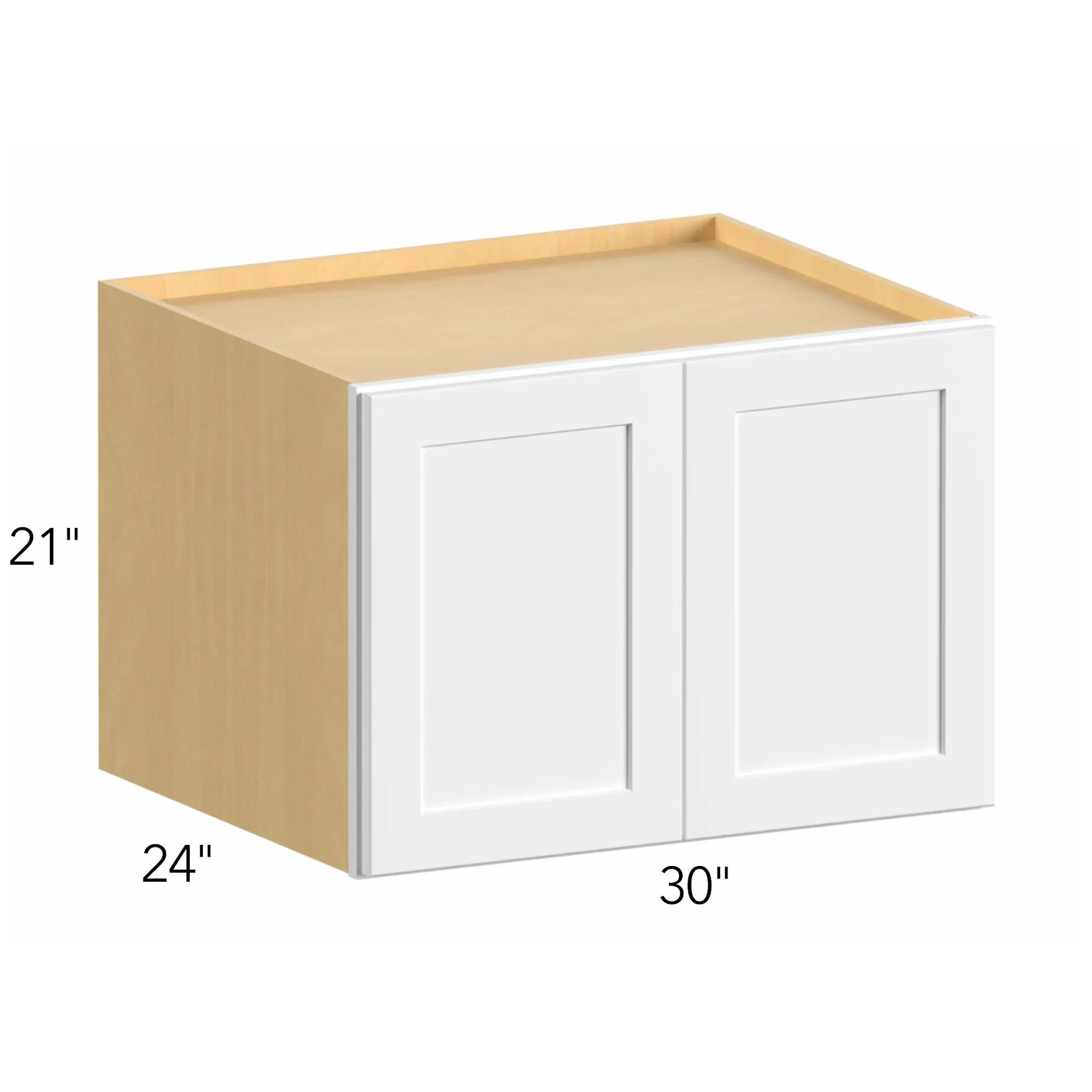 Illume® Tuscany Blanco 30"W x 21"H x 24"D Wall Cabinet (W302124)