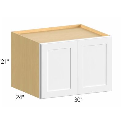 Illume® Tuscany Blanco 30"W x 21"H x 24"D Wall Cabinet (W302124)