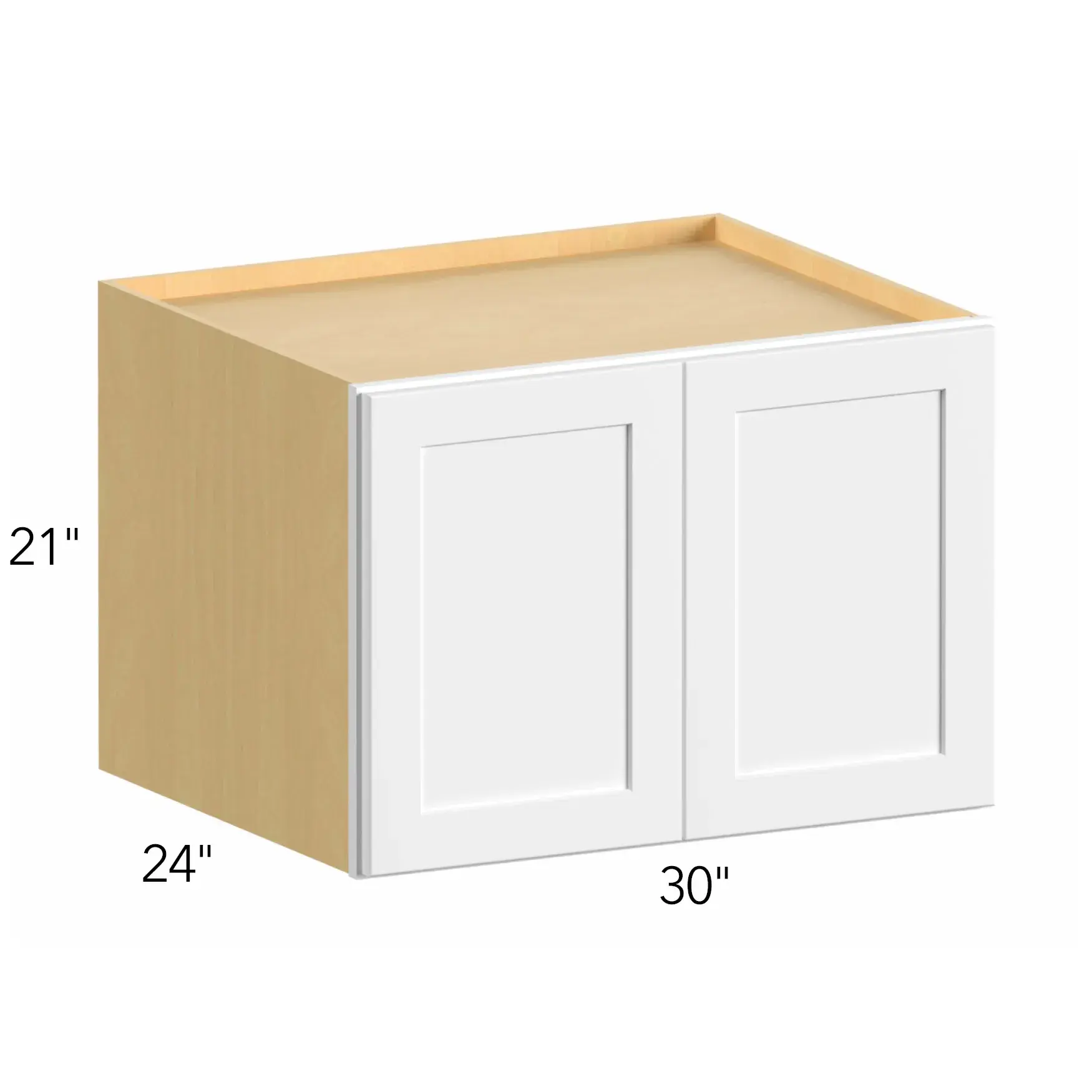 Illume® Tuscany Blanco 30"W x 21"H x 24"D Wall Cabinet (W302124)