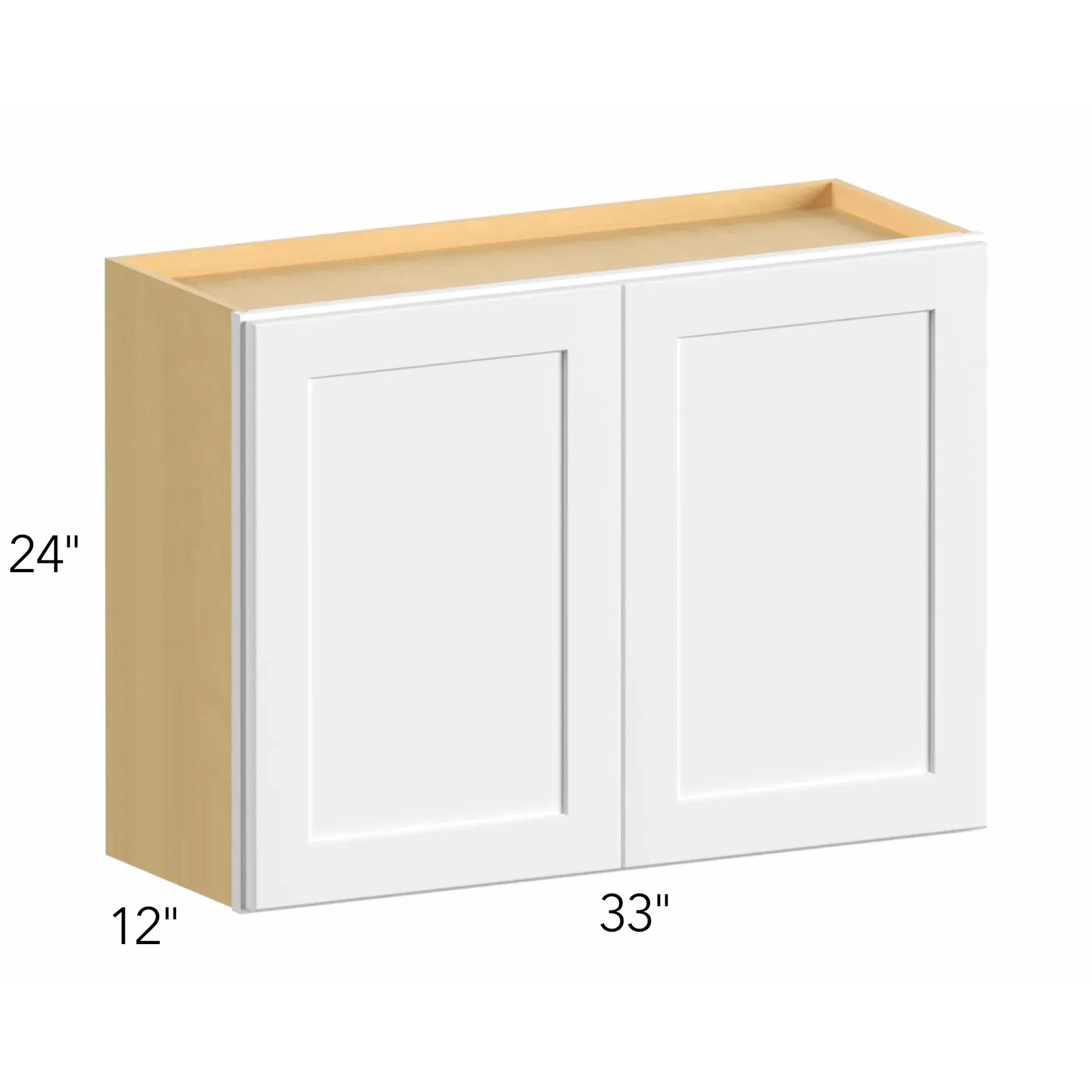 Allure® Echo Dove 33"W x 24"H x 12"D Wall Cabinet (W3324)