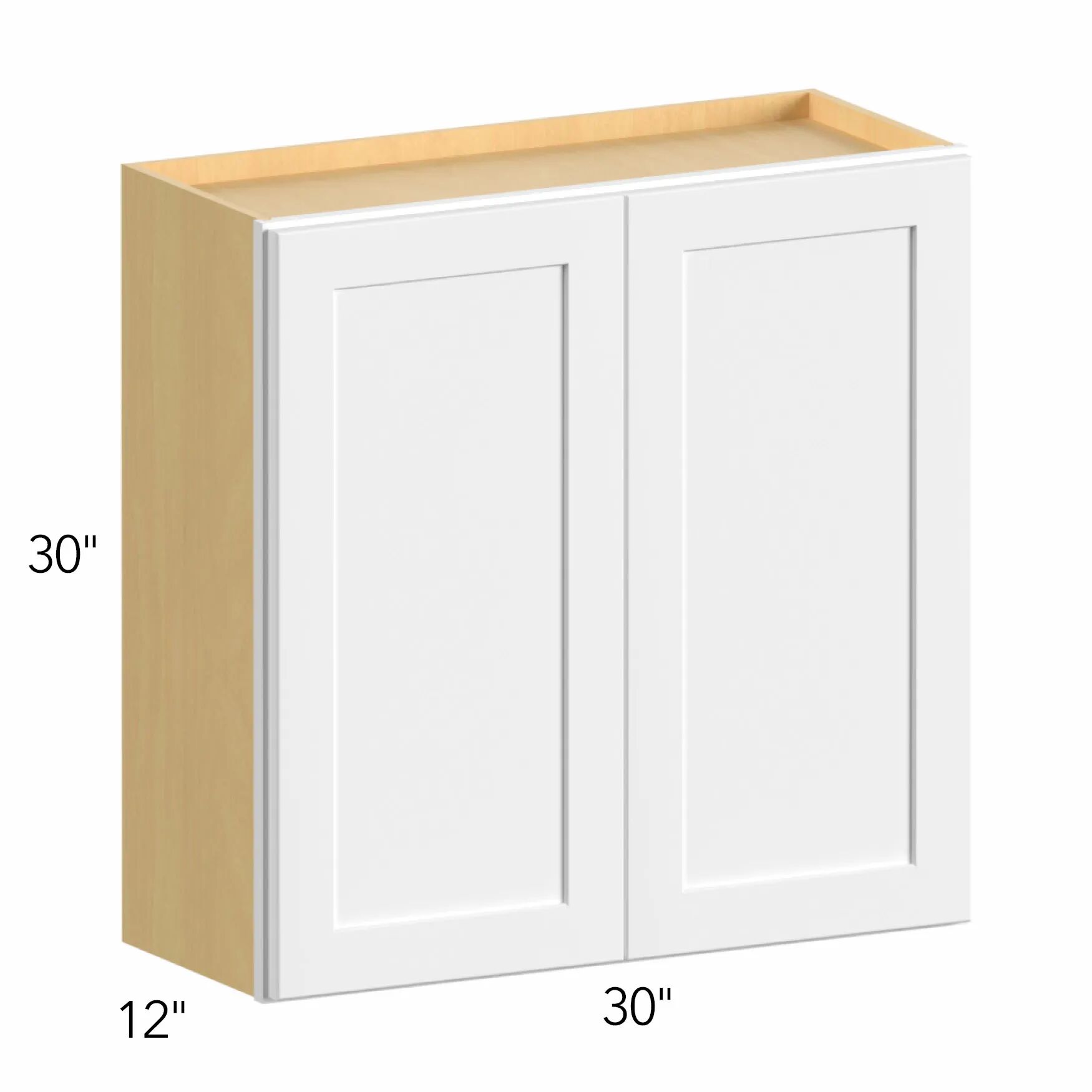 Allure® Luna Timber 30"W x 30"H x 12"D Wall Cabinet (W3030)