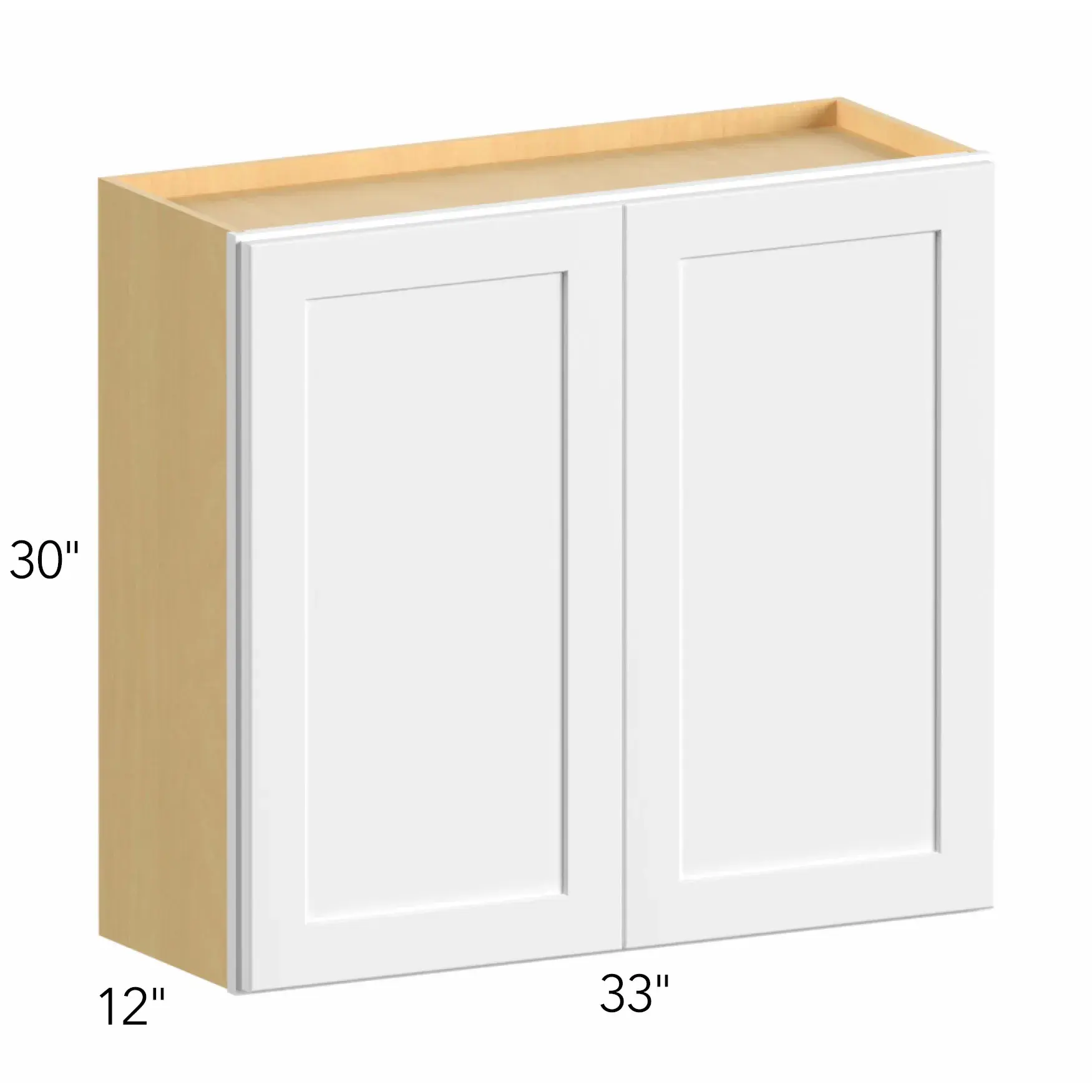 Allure® Luna Timber 33"W x 30"H x 12"D Wall Cabinet (W3330)