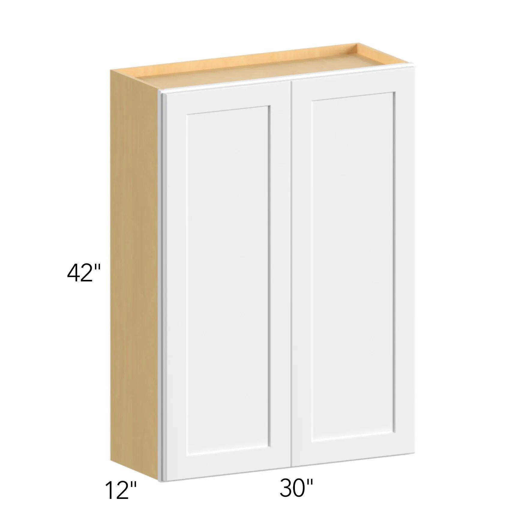 Allure® Echo Dove 30"W x 42"H x 12"D Wall Cabinet (W3042)