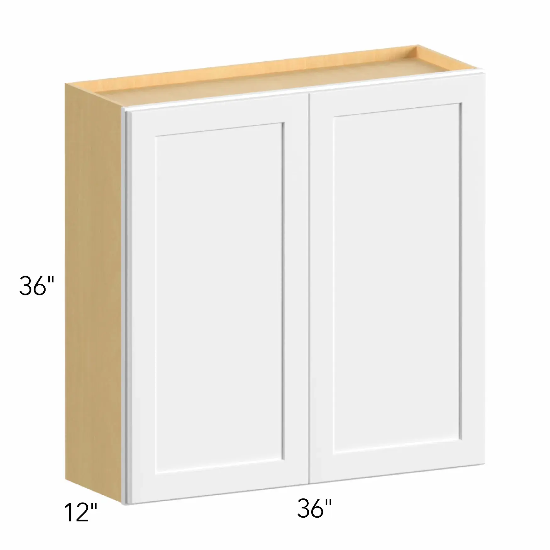 Allure® Echo Dove 36"W x 36"H x 12"D Wall Cabinet (W3636)