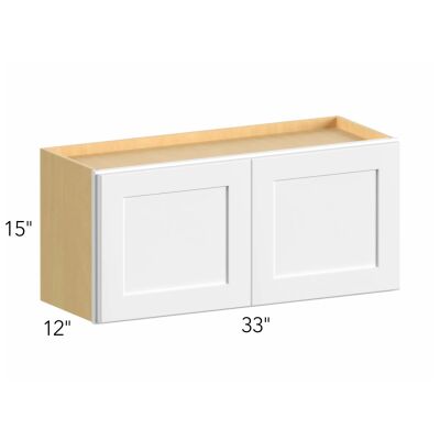 Allure® Echo Dove 33"W x 15"H x 12"D Wall Cabinet (W3315)