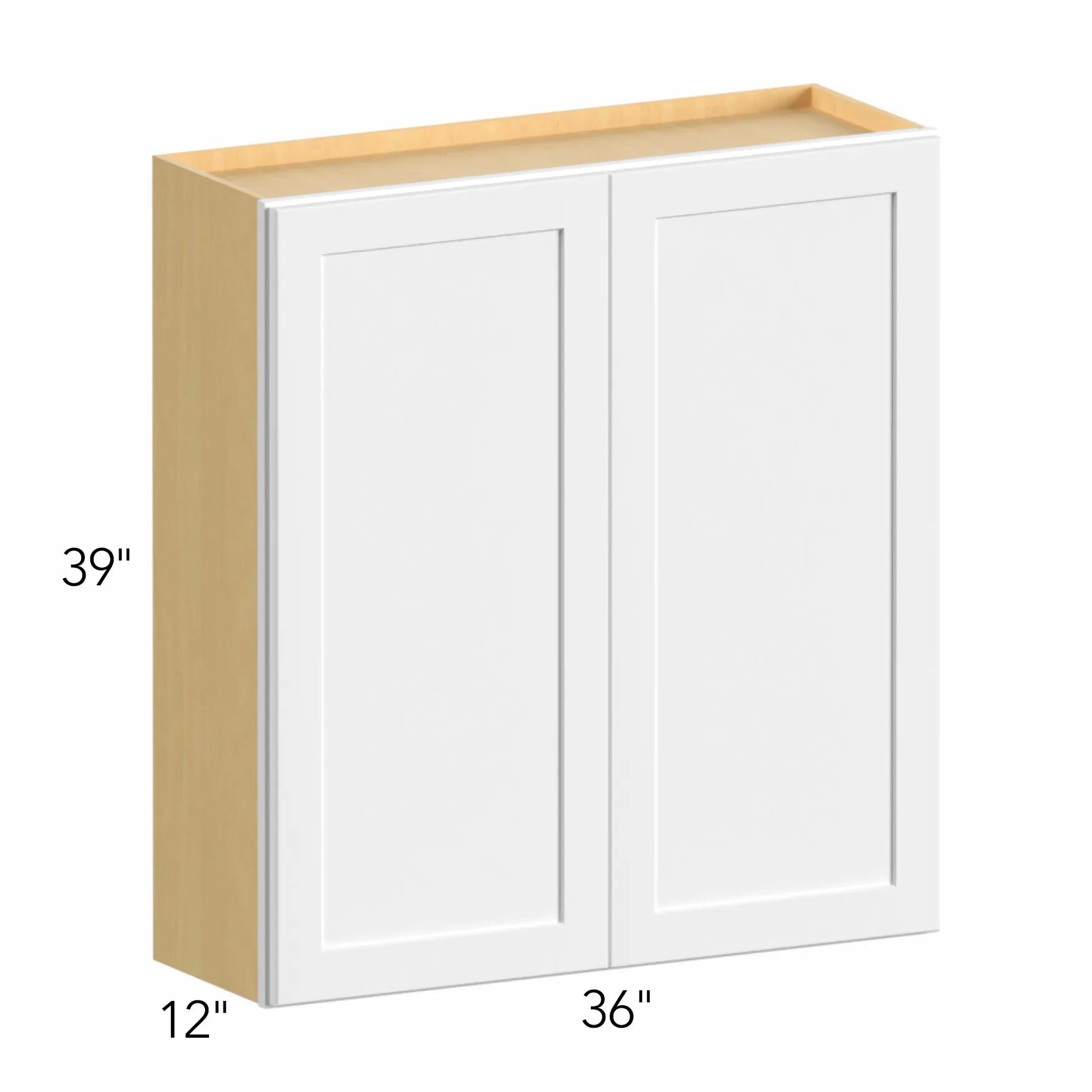 Ovela® Tuscany Ida 2 36"W x 39"H x 13"D Wall Cabinet (W3639)