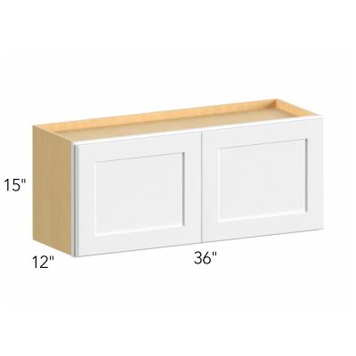 Allure® Echo Dove 36"W x 15"H x 12"D Wall Cabinet (W3615)
