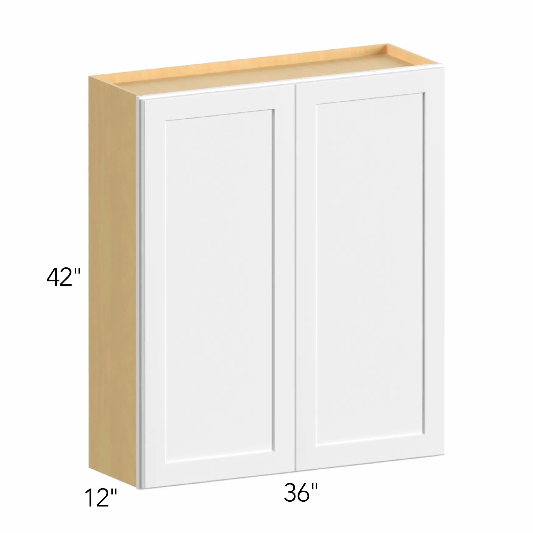 Allure® Echo Dove 36"W x 42"H x 12"D Wall Cabinet (W3642)