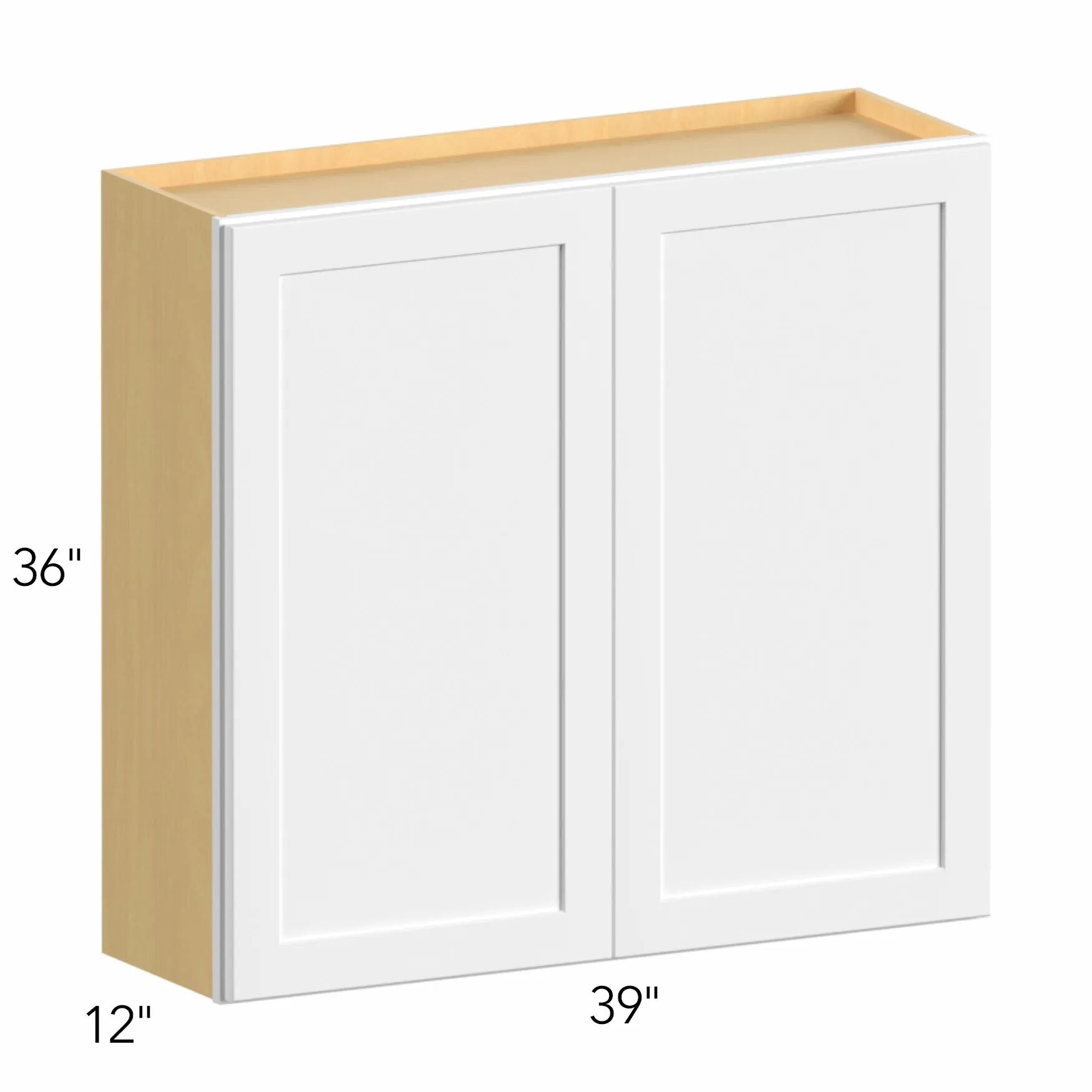 Allure® Echo Dove 39"W x 36"H x 12"D Wall Cabinet (W3936)