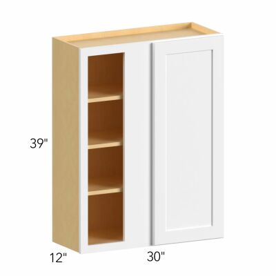 Allure® Galaxy Frost 30"W x 39"H x 12"D Blind Corner Cabinet (WBC3039)