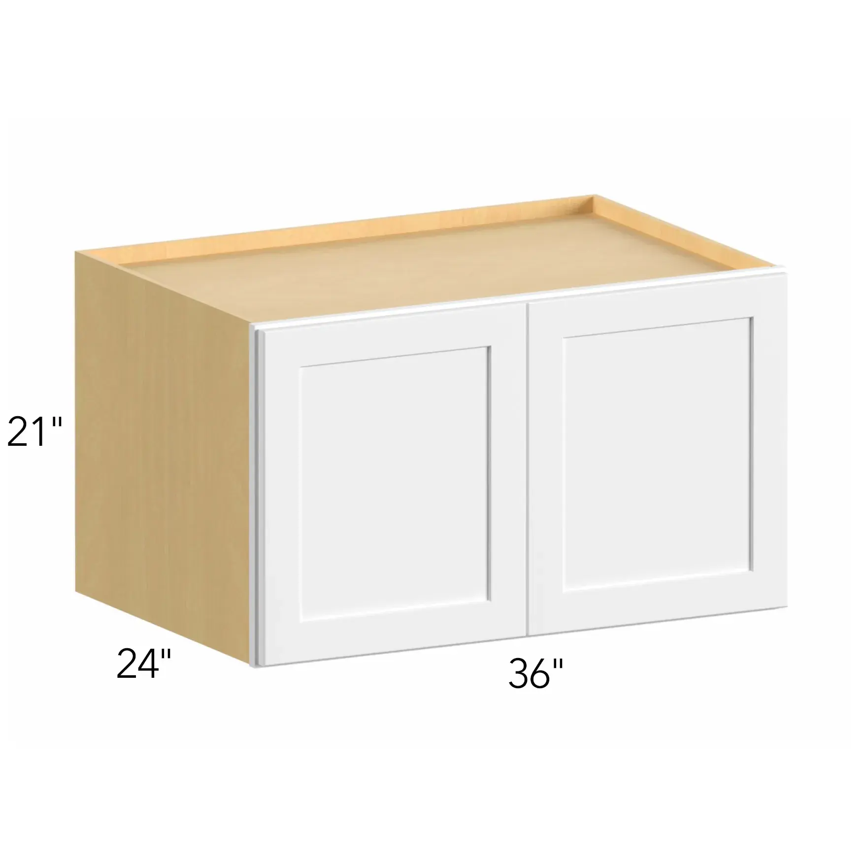 Ovela® Tuscany Blanco 36"W x 21"H x 24"D Wall Cabinet (W362124)