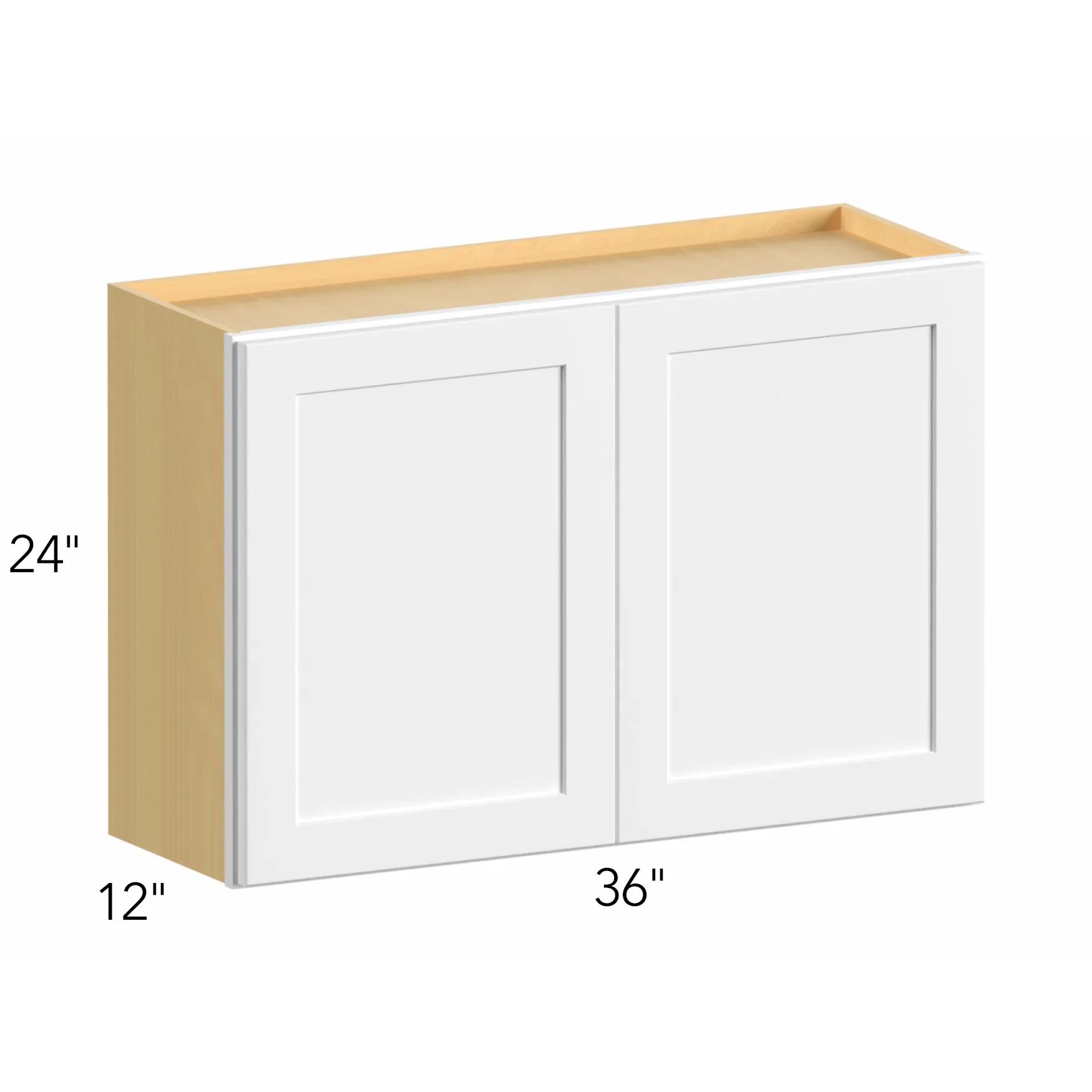 Allure® Echo Dove 36"W x 24"H x 12"D Wall Cabinet (W3624)