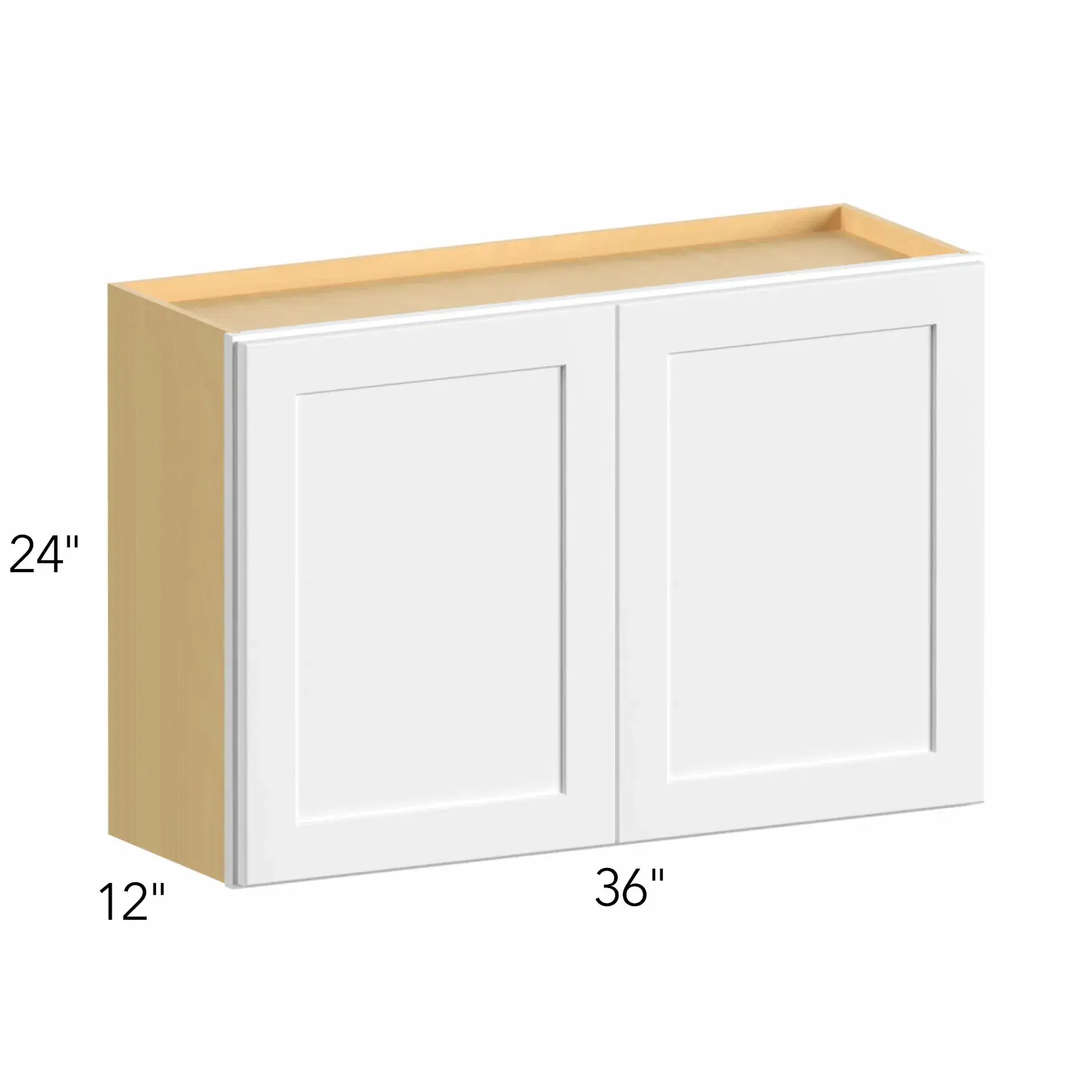 Allure® Echo Dove 36"W x 24"H x 12"D Wall Cabinet (W3624)