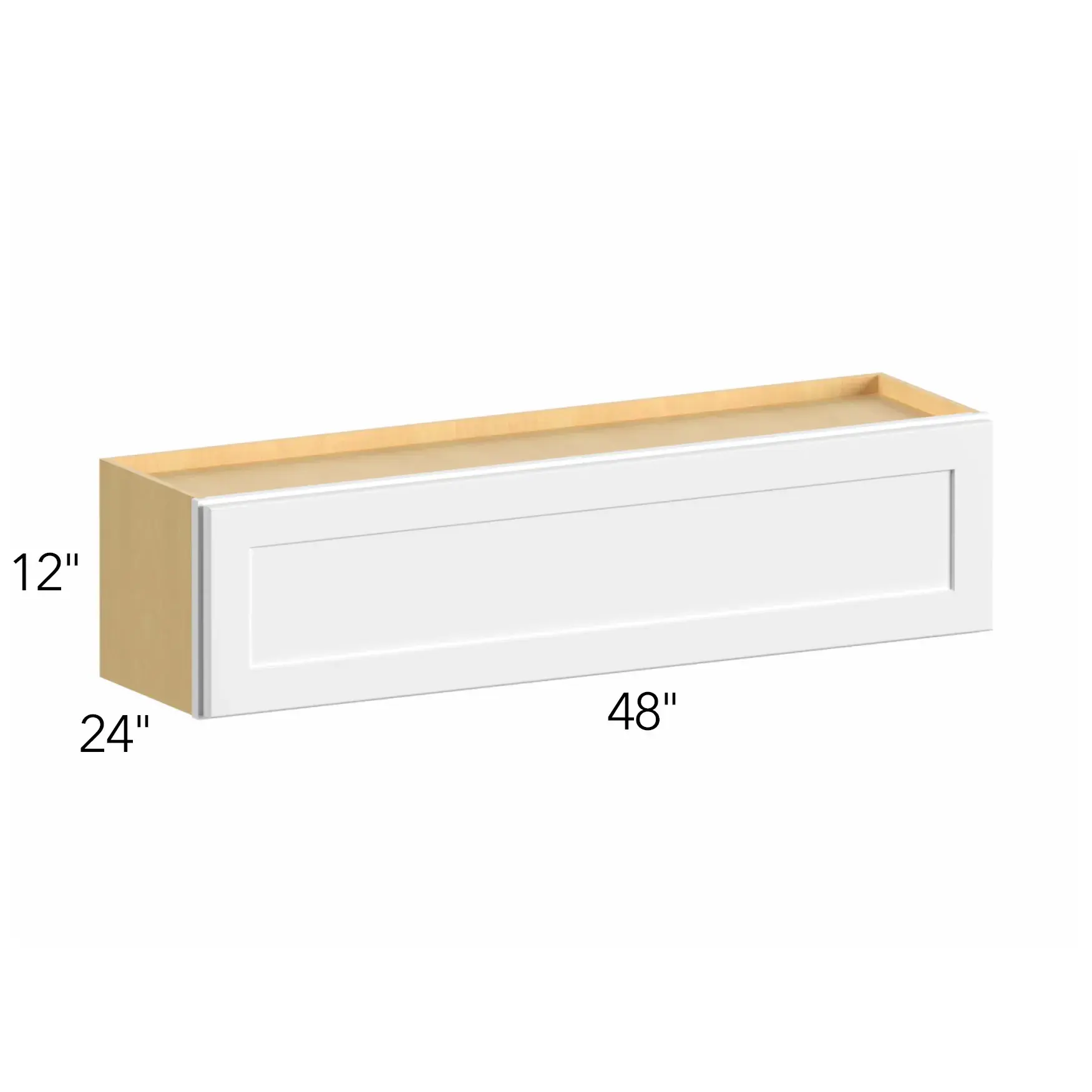 Allure® Echo Timber 48"W x 12"H x 24"D Wall Cabinet (W481224LU)