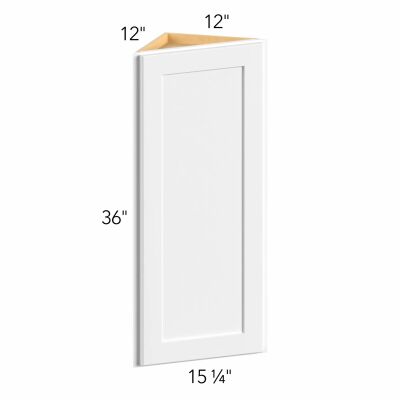 Allure® Echo Timber 12"W x 36"H x 12"D Wall Angle End Cabinet (WAE1236)