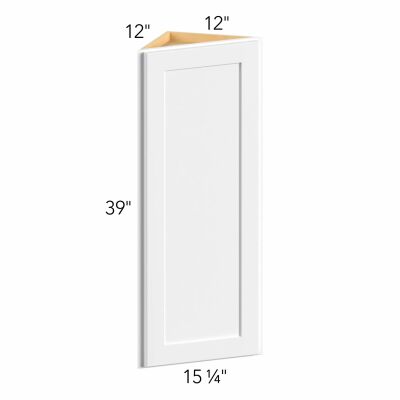 Allure® Galaxy Dove 12"W x 39"H x 12"D Wall Angle End Cabinet (WAE1239)
