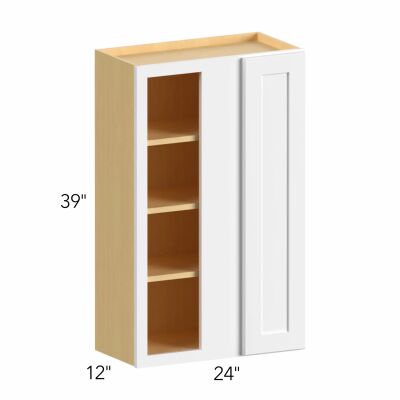 Allure® Galaxy Indigo 24"W x 39"H x 12"D Blind Corner Cabinet (WBC2439)