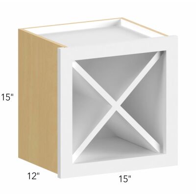 Allure® Echo Timber 15"W x 15"H x 12"D Wall Wine Rack (WR15X15)