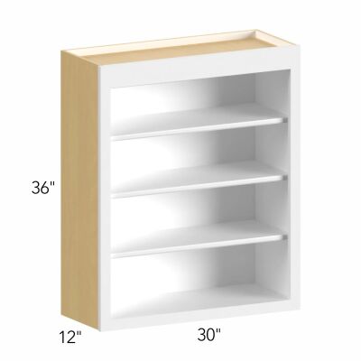 Allure® Echo Timber 30"W x 36"H x 12"D Wall Open Shelf (WOS3036)