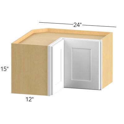 Allure® Galaxy Indigo 24"W x 15"H x 24"D Pie Cut Corner Cabinet (WPC2415)