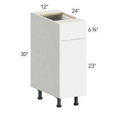 Illume® Tuscany Antracita 12"W x 30"H x 24"D Base Cabinet (B12)