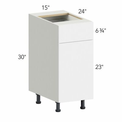 Illume® Tuscany Antracita 15"W x 30"H x 24"D Base Cabinet (B15)