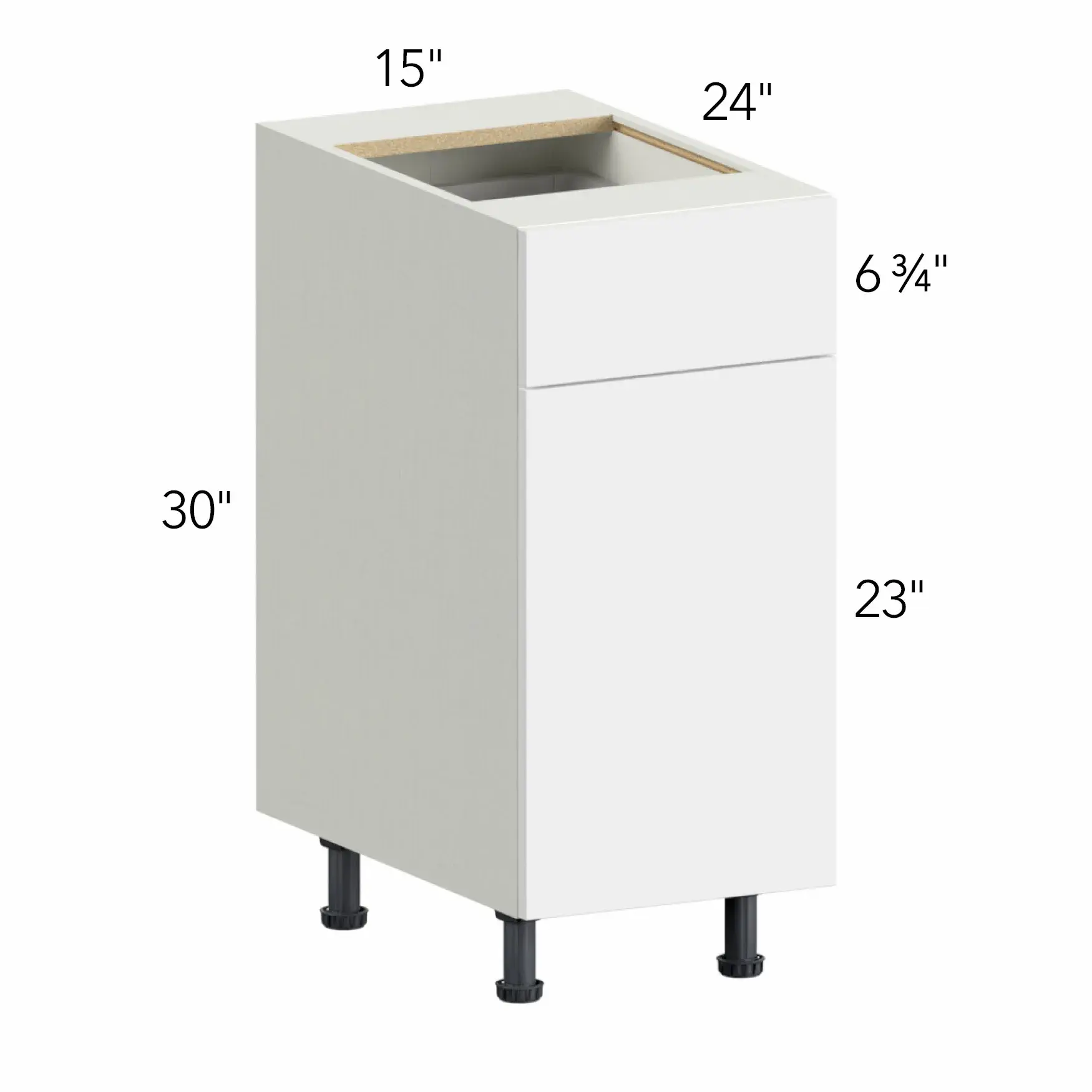 Illume® Tuscany Olmo 3 15"W x 30"H x 24"D Base Cabinet (B15)