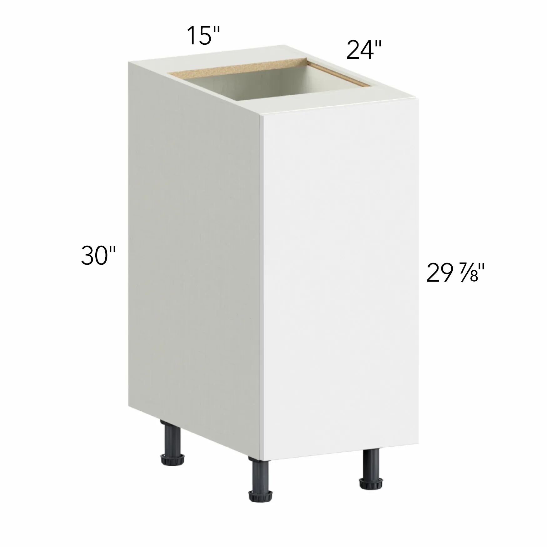 Ovela® Catalina Olmo 3 15"W x 34.5"H x 24"D Base Cabinet (B15FD)