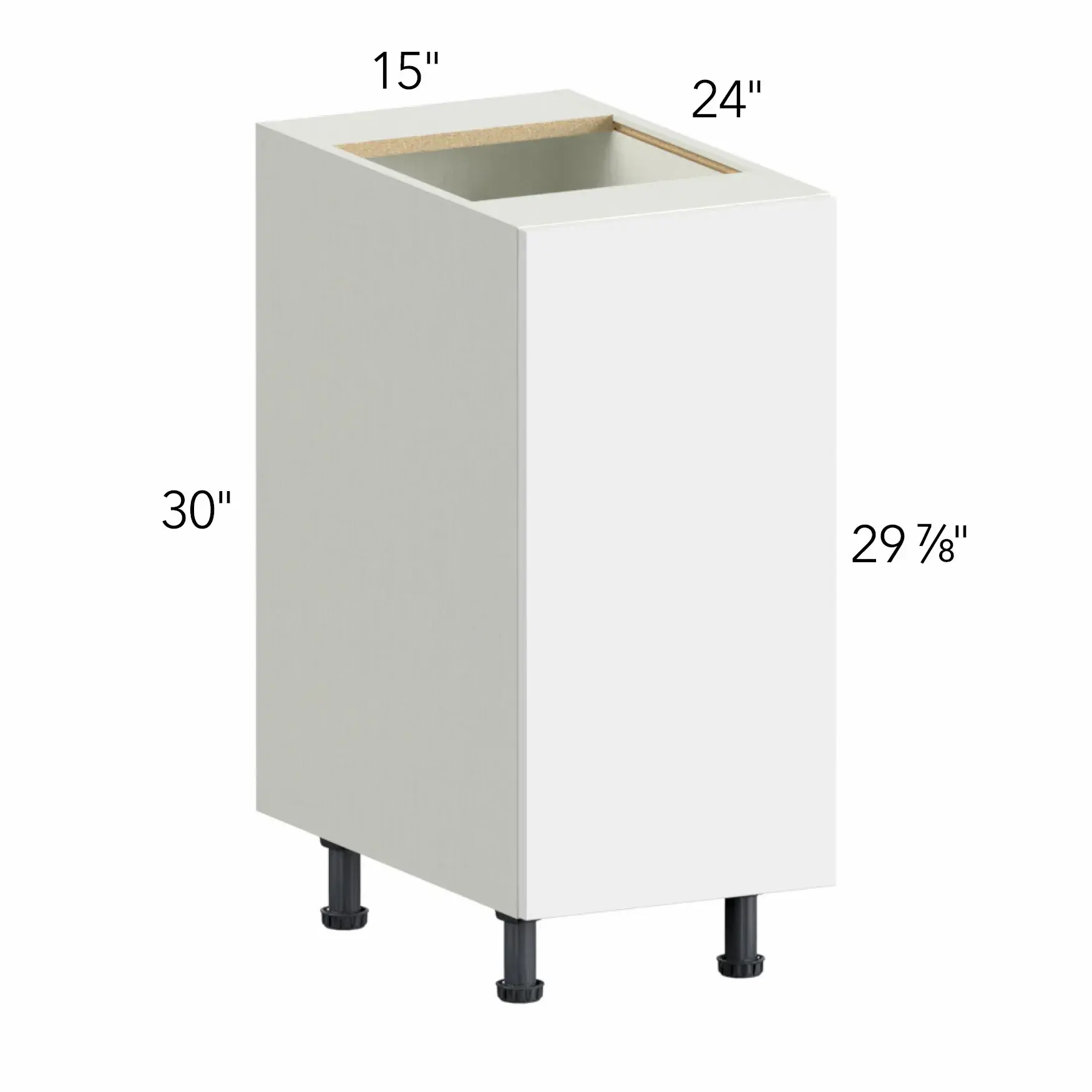 Ovela® Catalina Olmo 3 15"W x 34.5"H x 24"D Base Cabinet (B15FD)