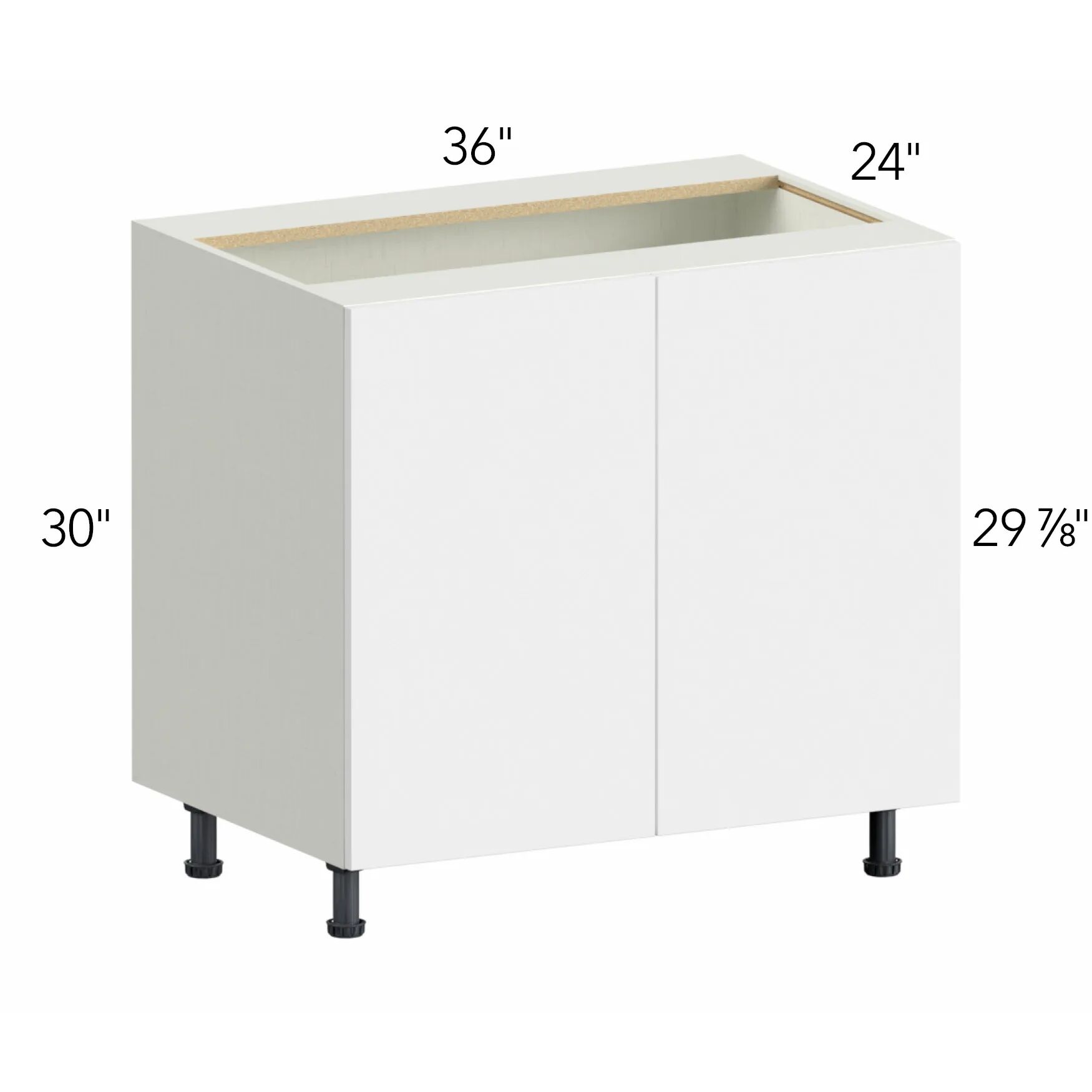 Illume® Tuscany Como Ash 1 36"W x 30"H x 24"D Base Cabinet (B36FD)