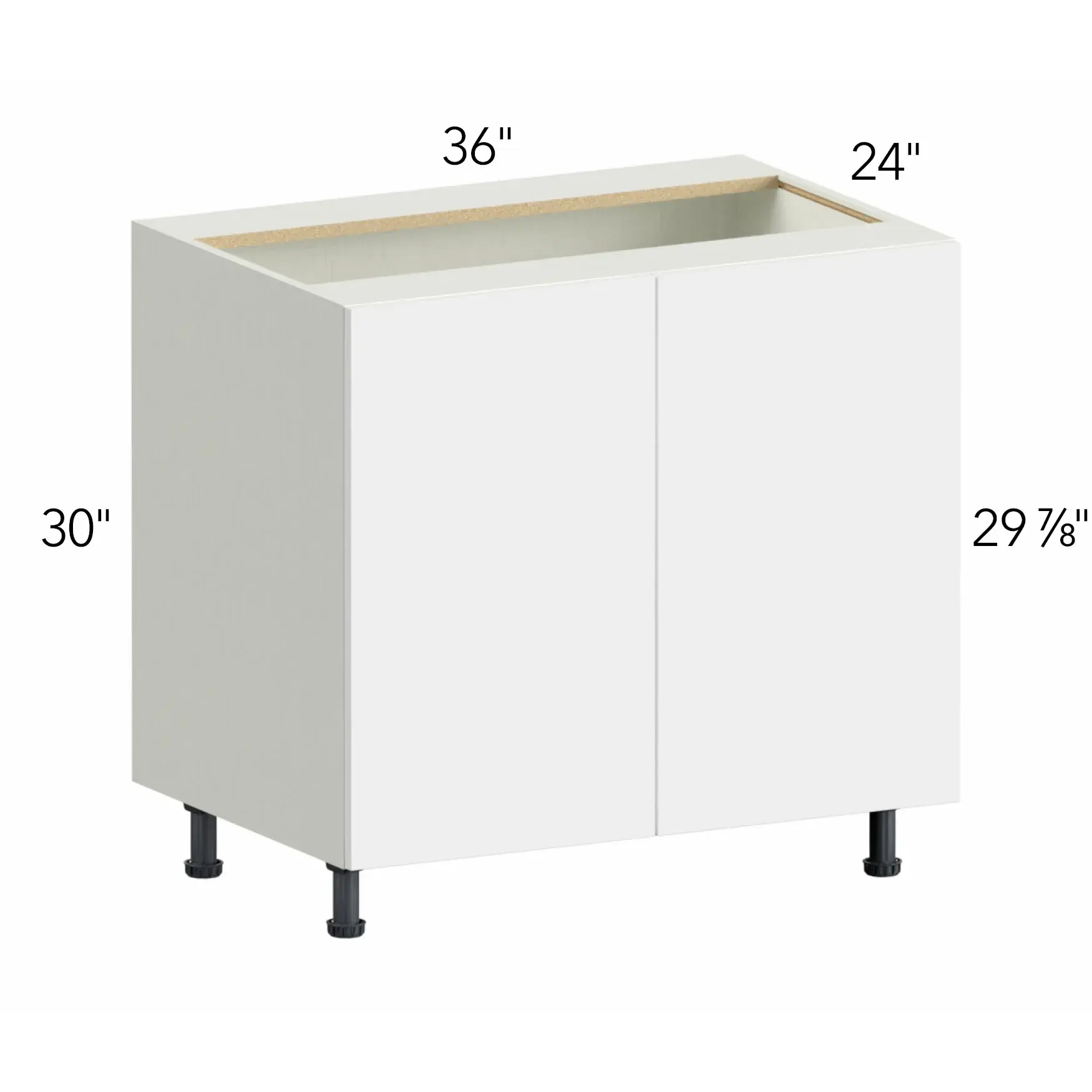 Illume® Tuscany Como Ash 1 36"W x 30"H x 24"D Base Cabinet (B36FD)